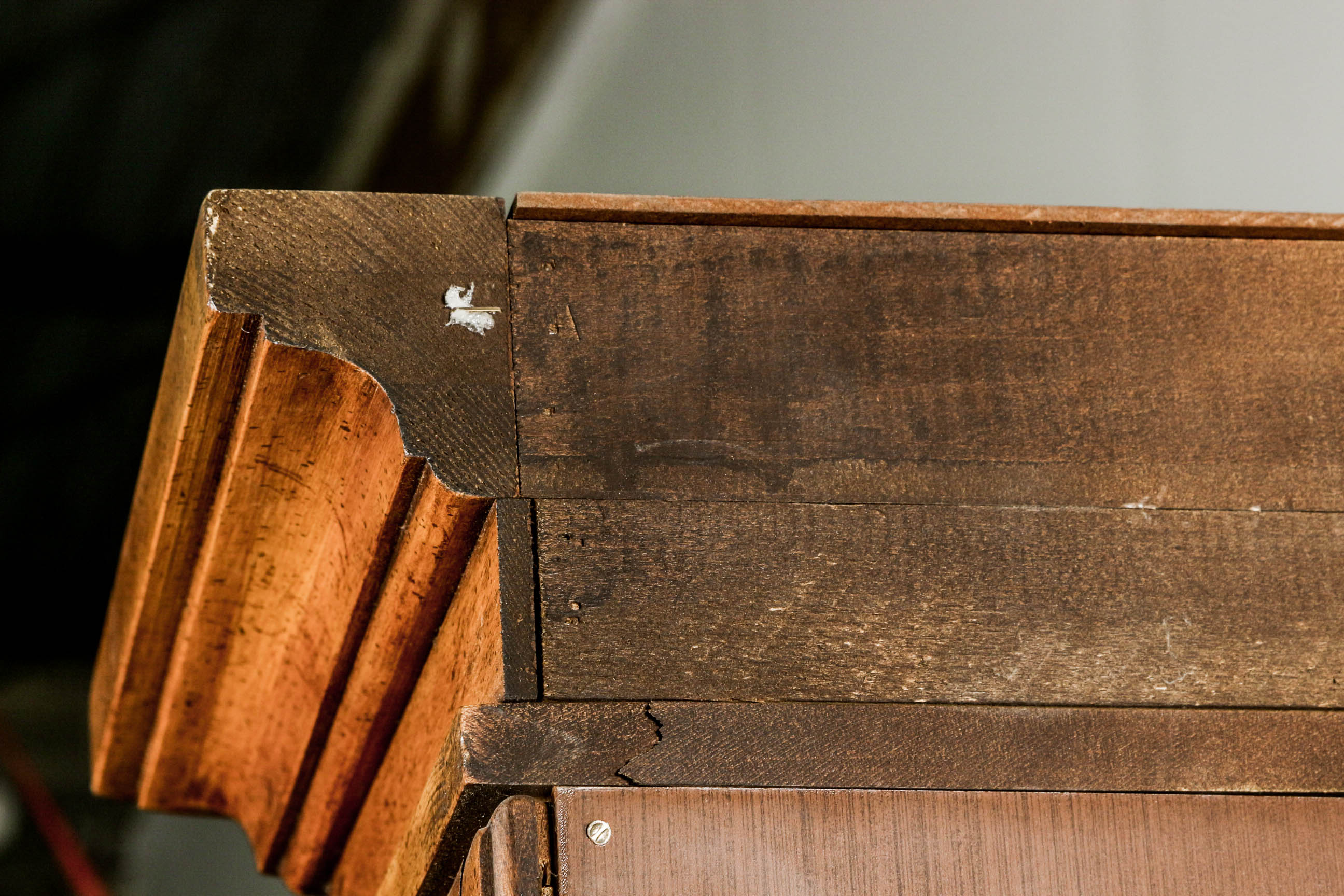 Vintage Mahogany China Cabinet by Unique Furniture Makers