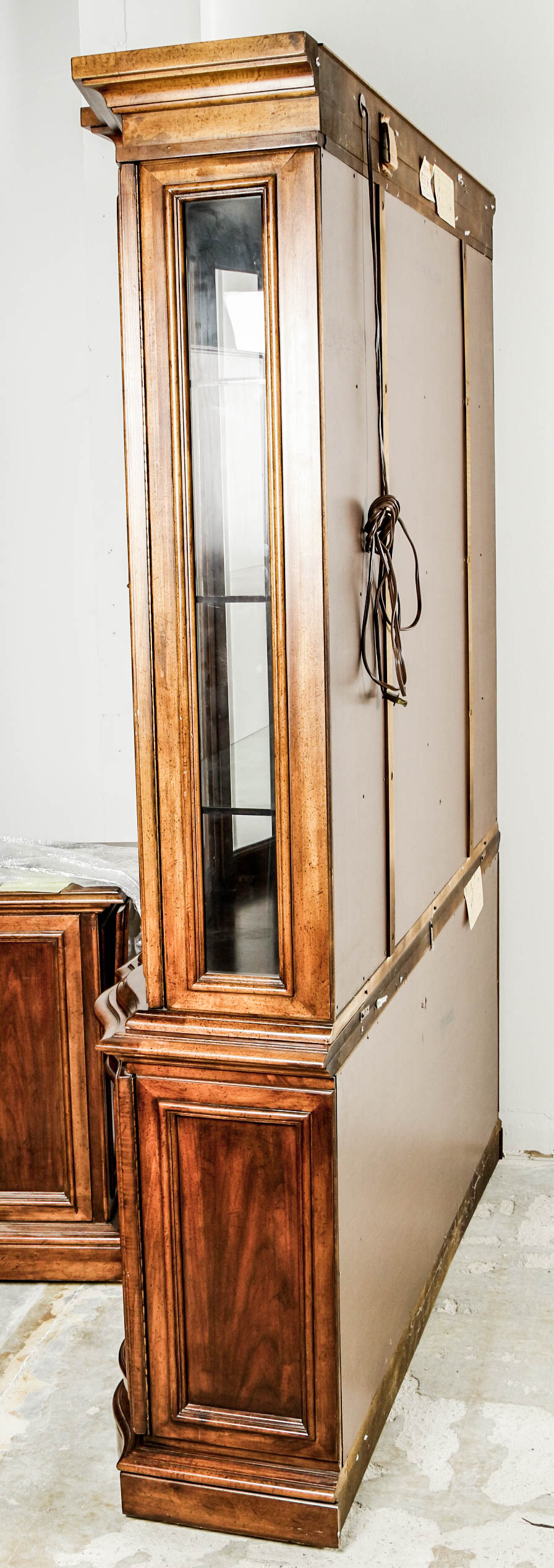 Vintage Mahogany China Cabinet by Unique Furniture Makers