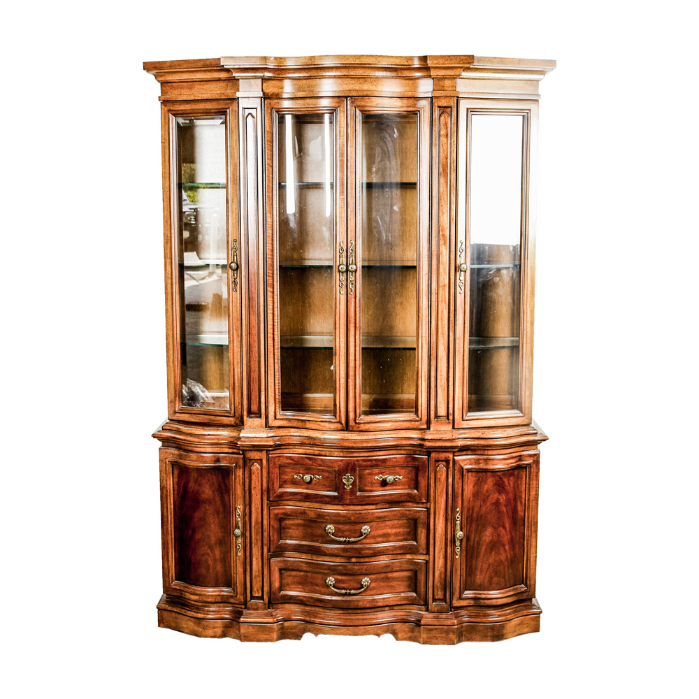 Vintage Mahogany China Cabinet by Unique Furniture Makers