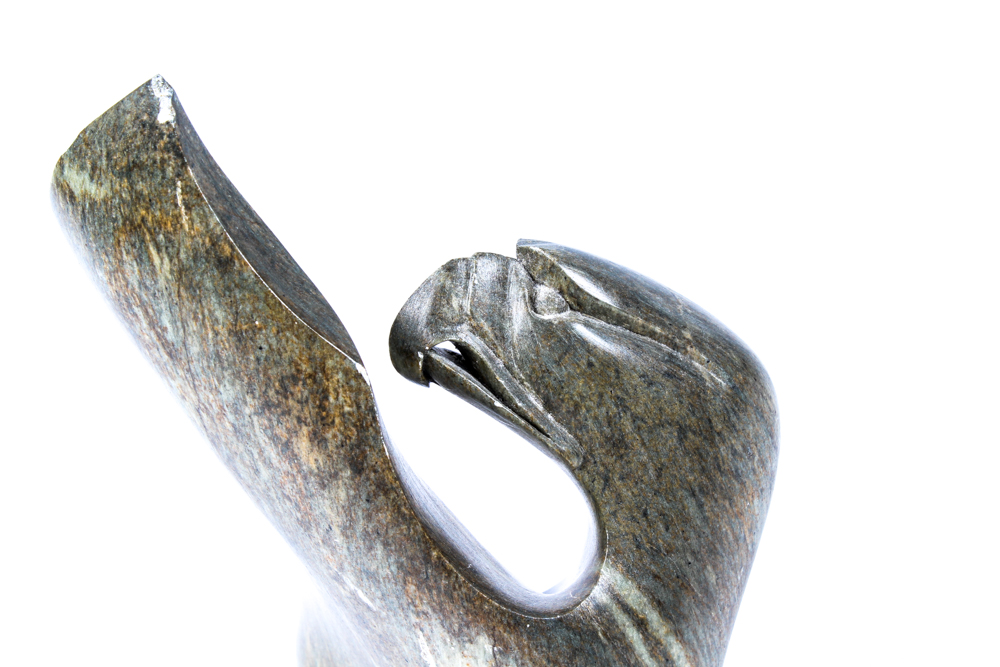 Six Nations Soapstone Eagle Sculpture by Ben Henry
