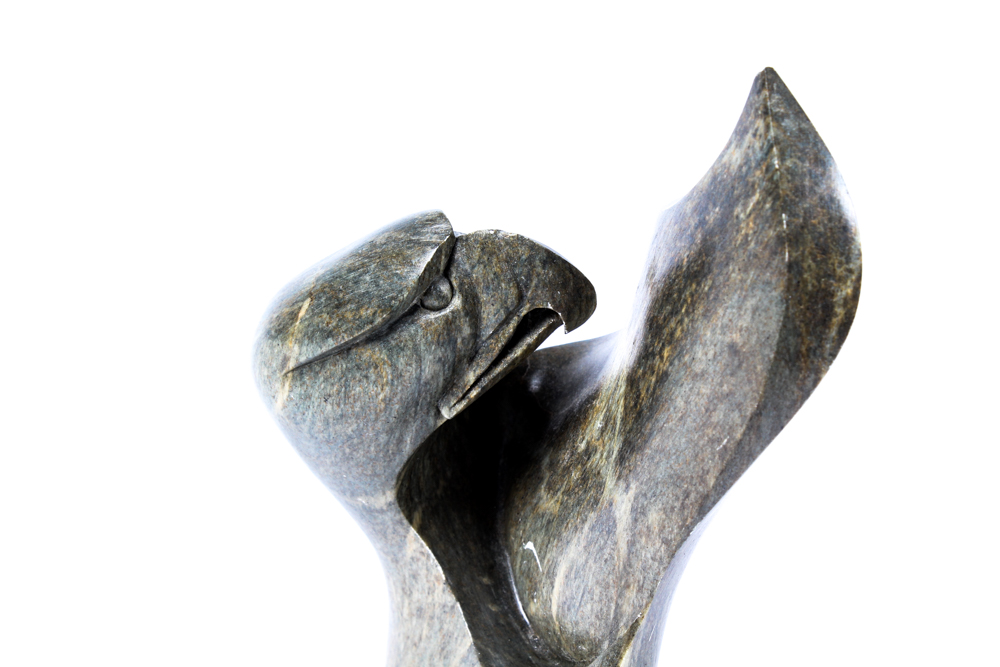 Six Nations Soapstone Eagle Sculpture by Ben Henry