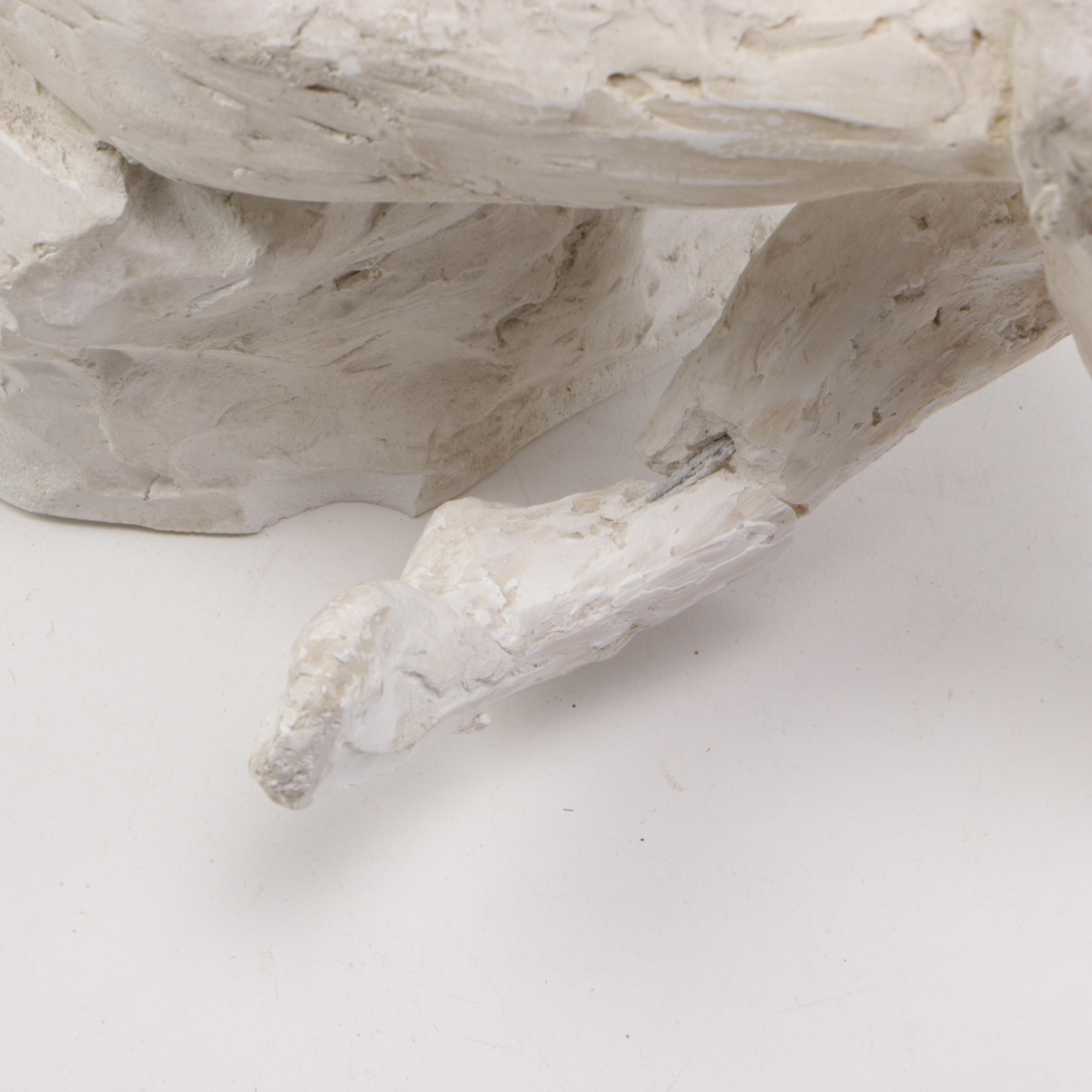 Plaster Sculpture of Nude Woman