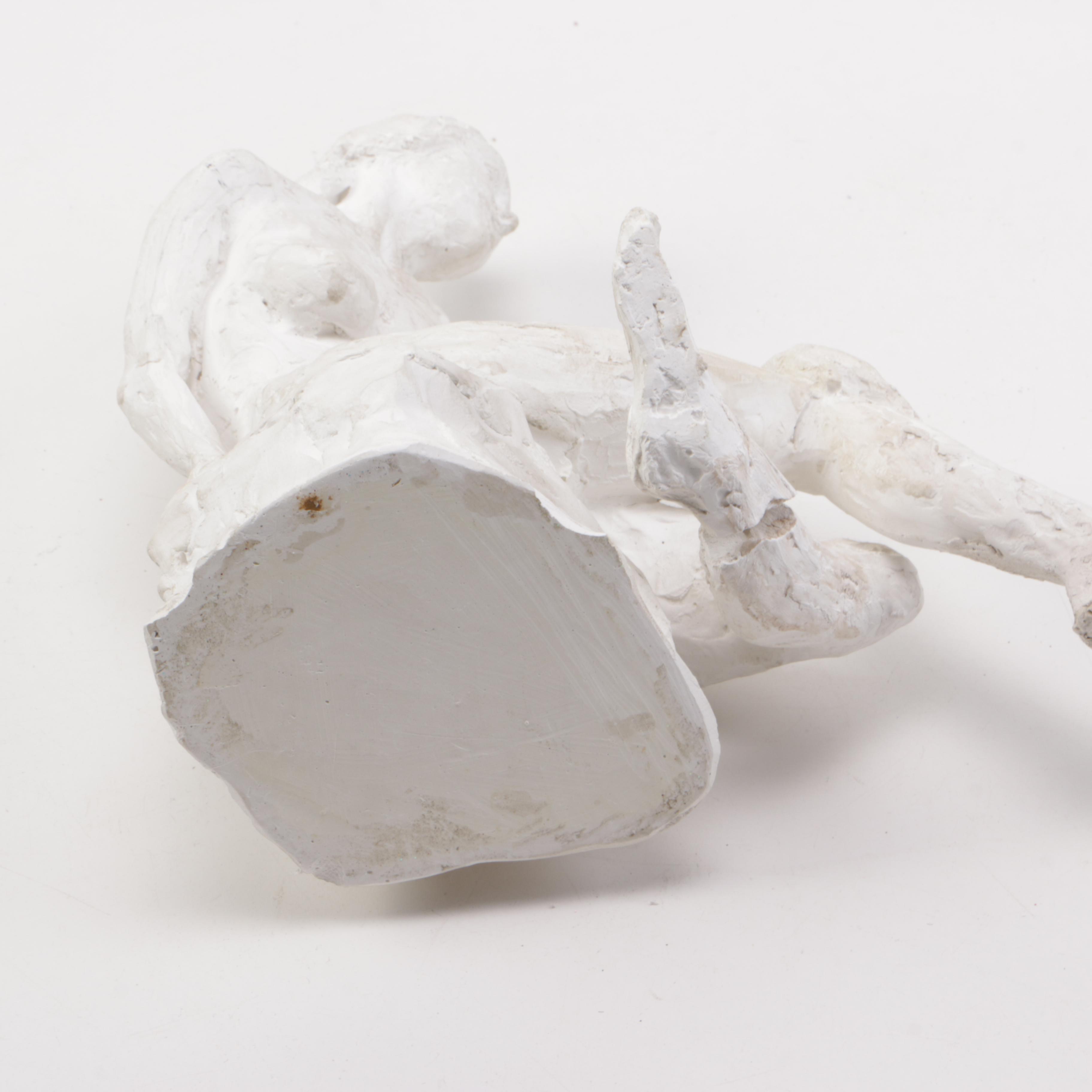 Plaster Sculpture of Nude Woman