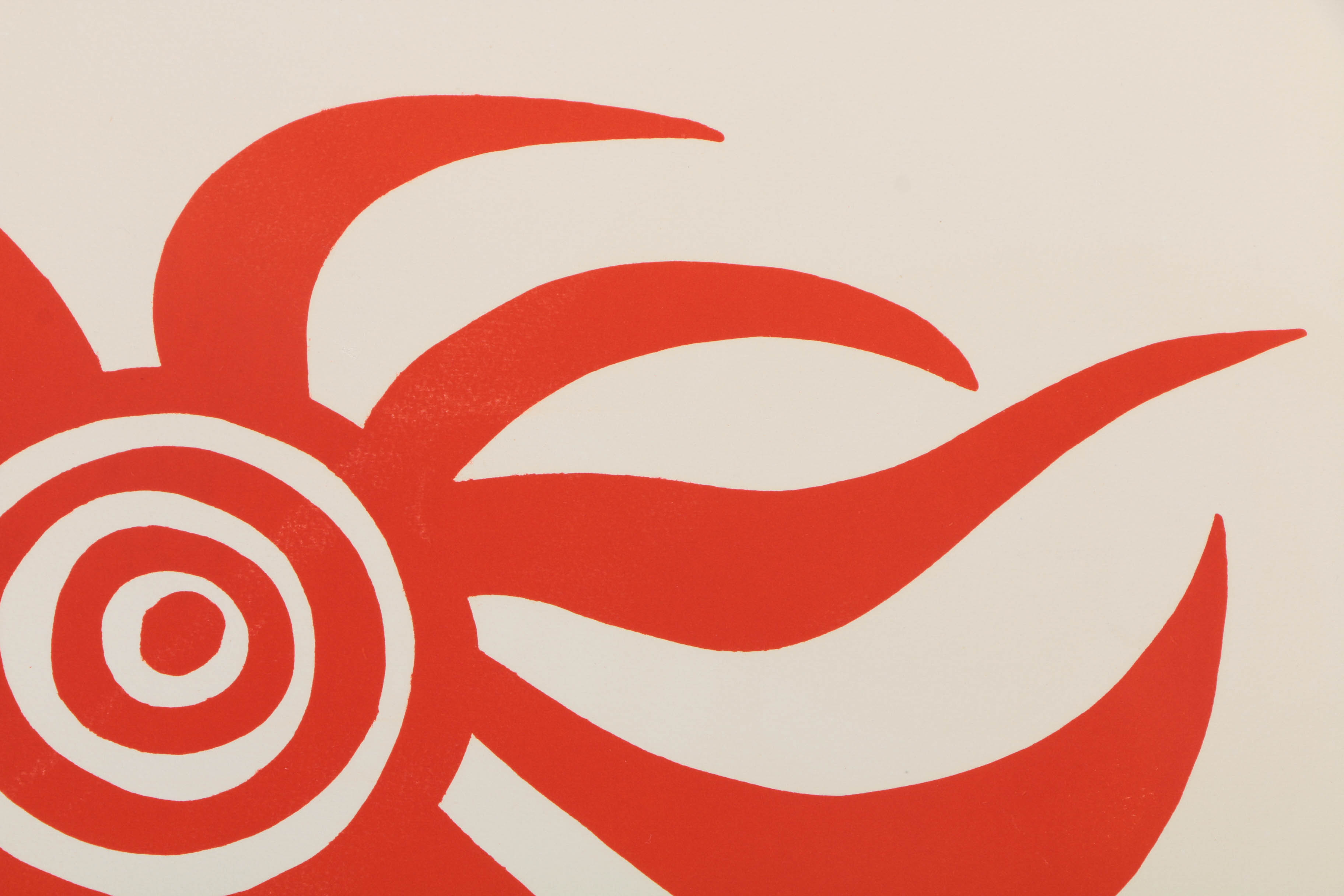 Alexander Calder 1974 Color Lithograph "Sunburst"