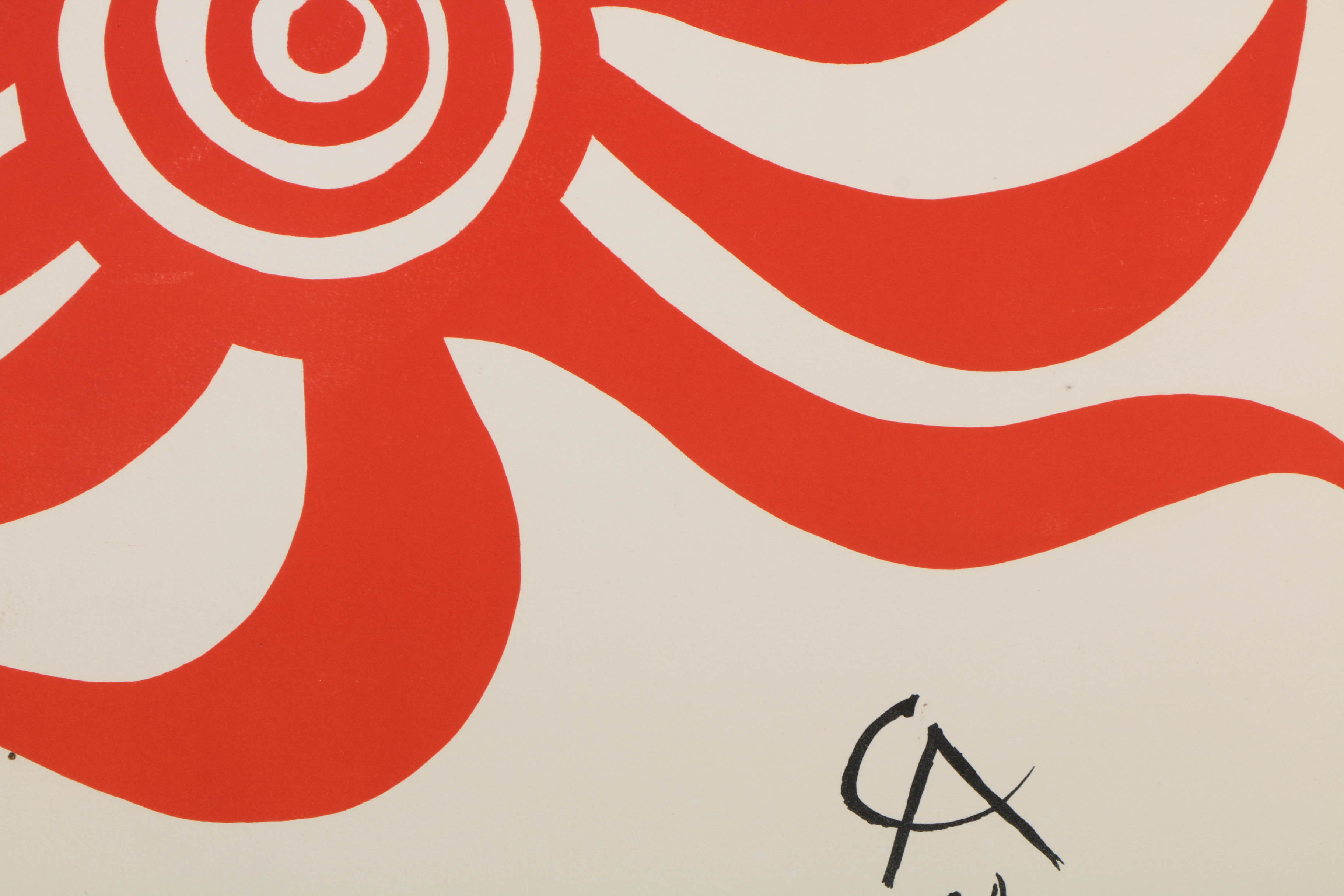 Alexander Calder 1974 Color Lithograph "Sunburst"