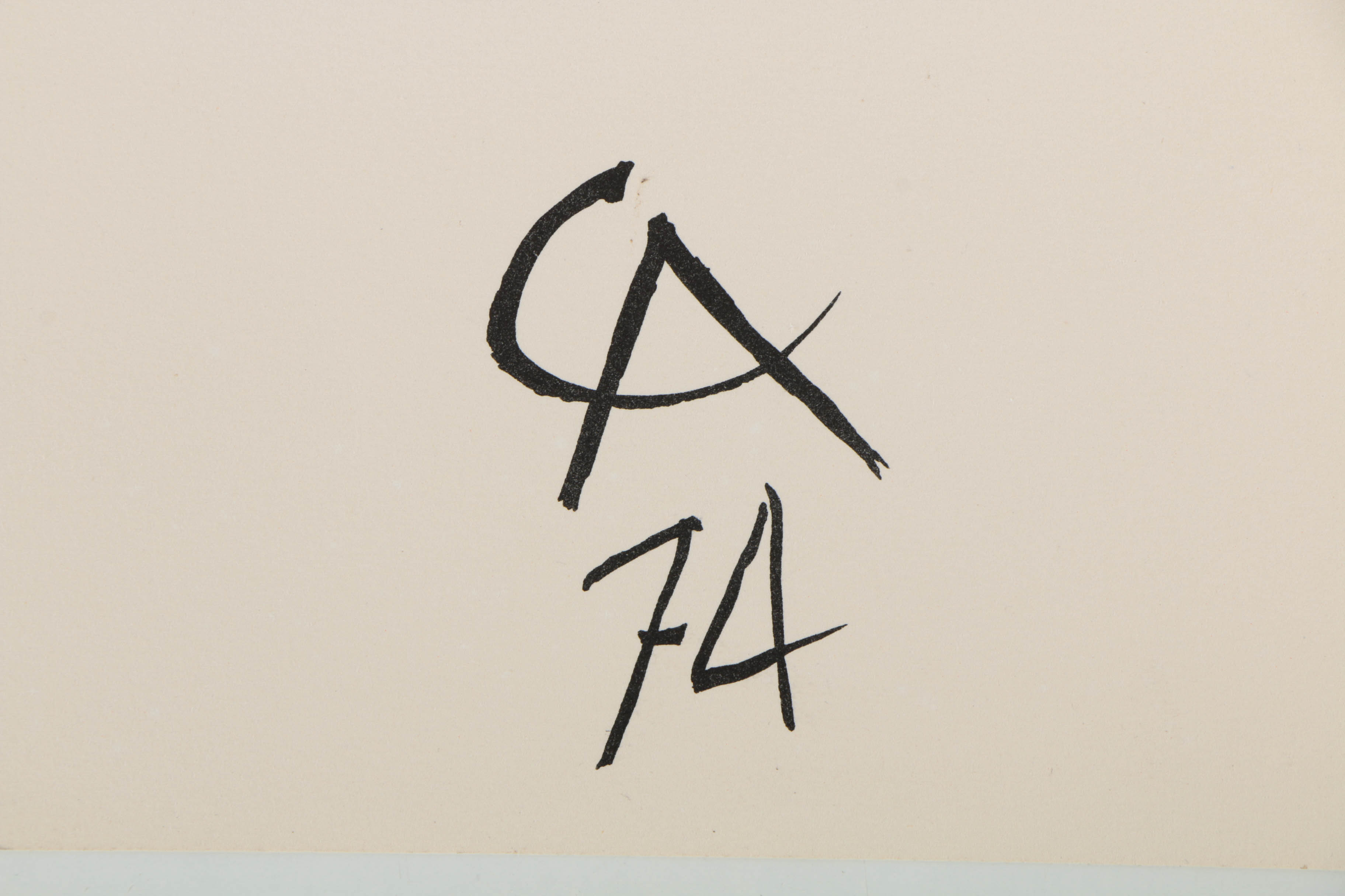 Alexander Calder 1974 Color Lithograph "Sunburst"