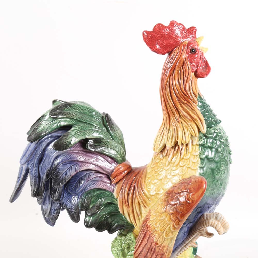 Fitz & Floyd "Du Village" Rooster Figurine