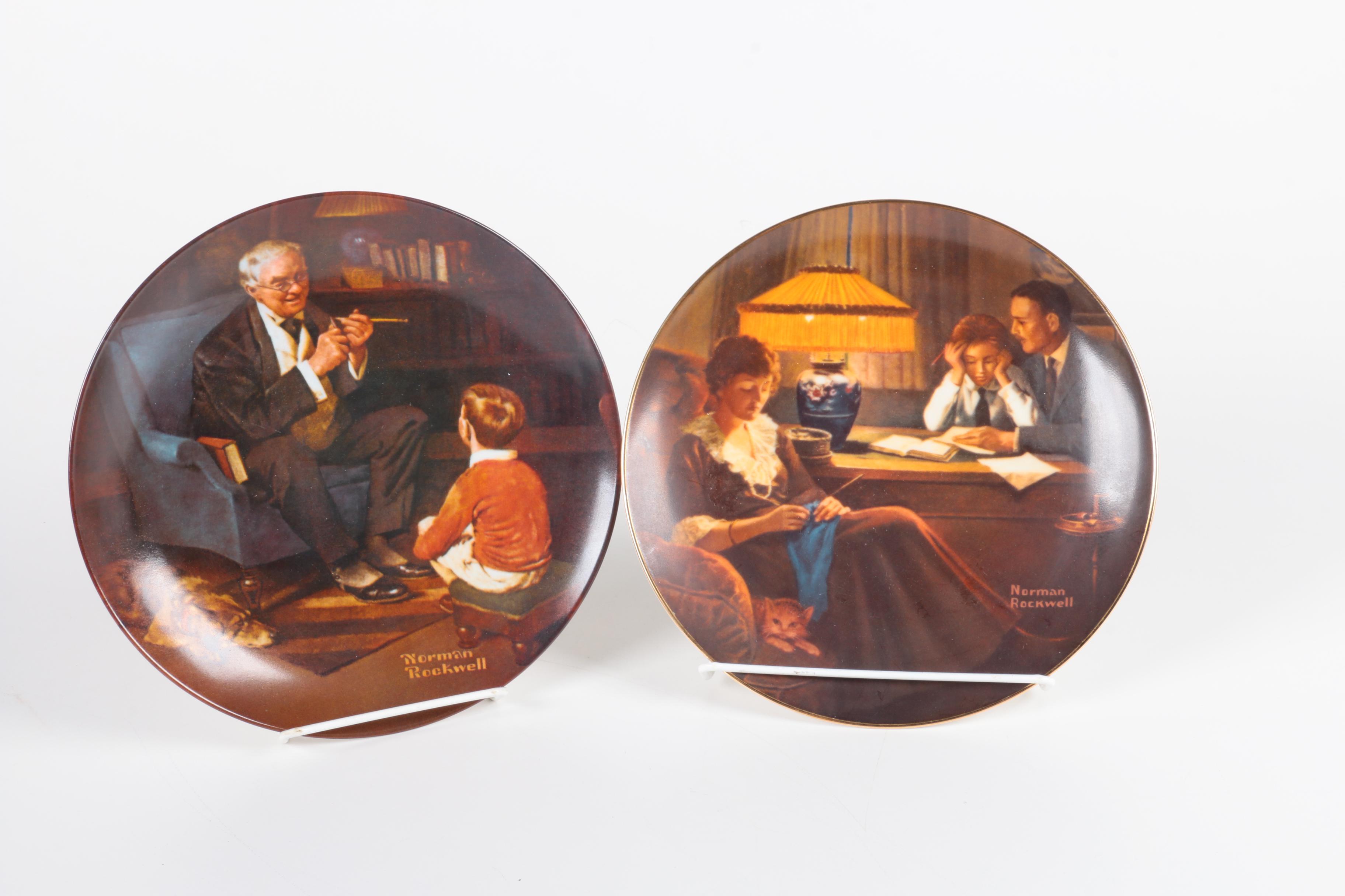 "Rockwell Heritage Collection" Collectible Plates