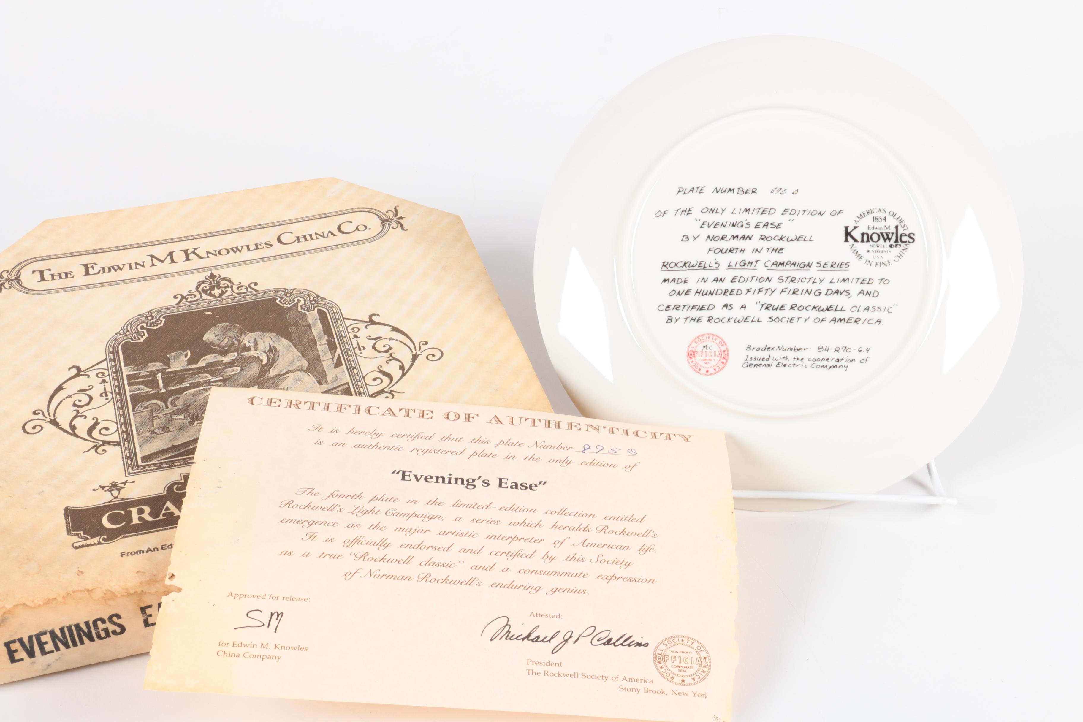 "Rockwell Heritage Collection" Collectible Plates