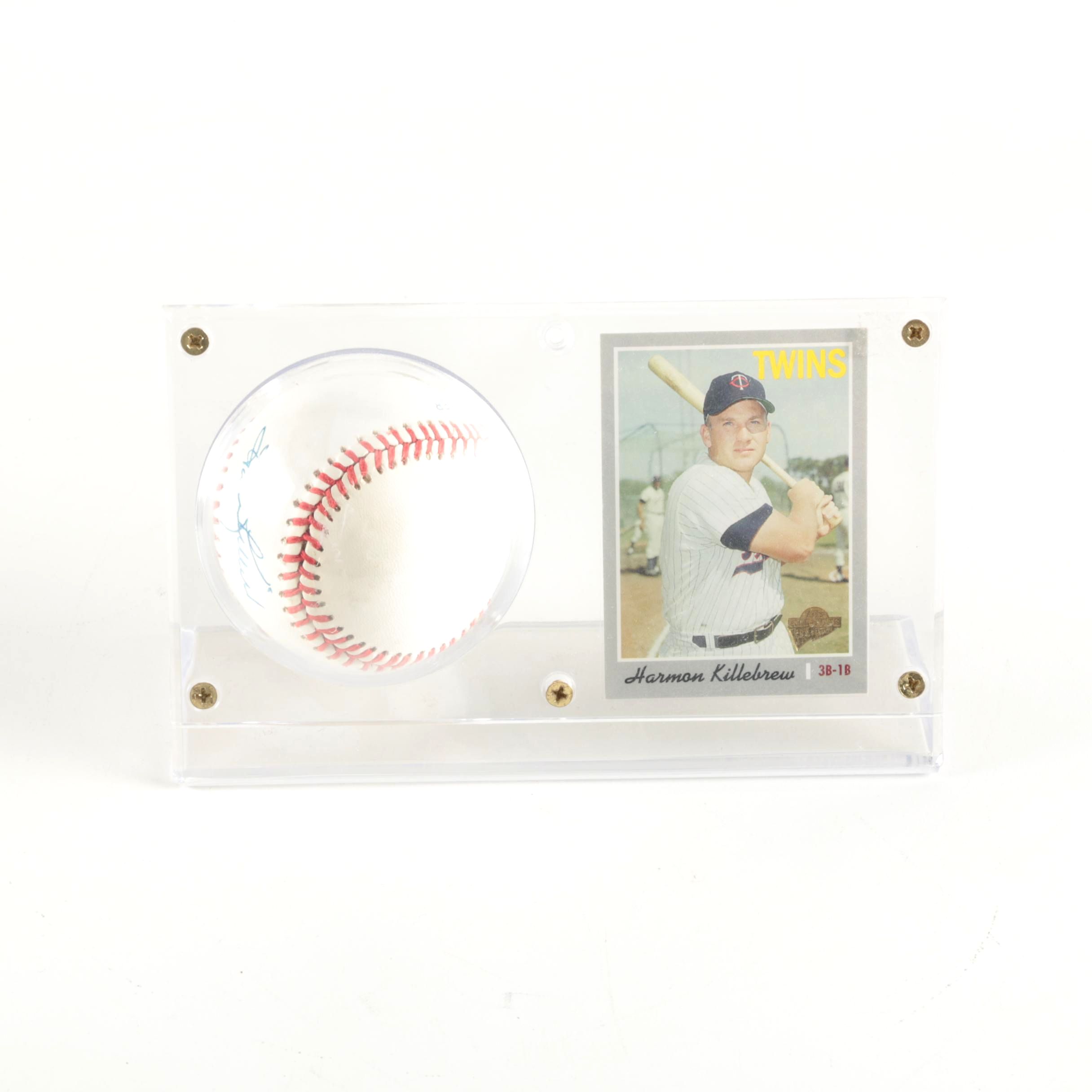 Signed Harmon Killebrew Baseball