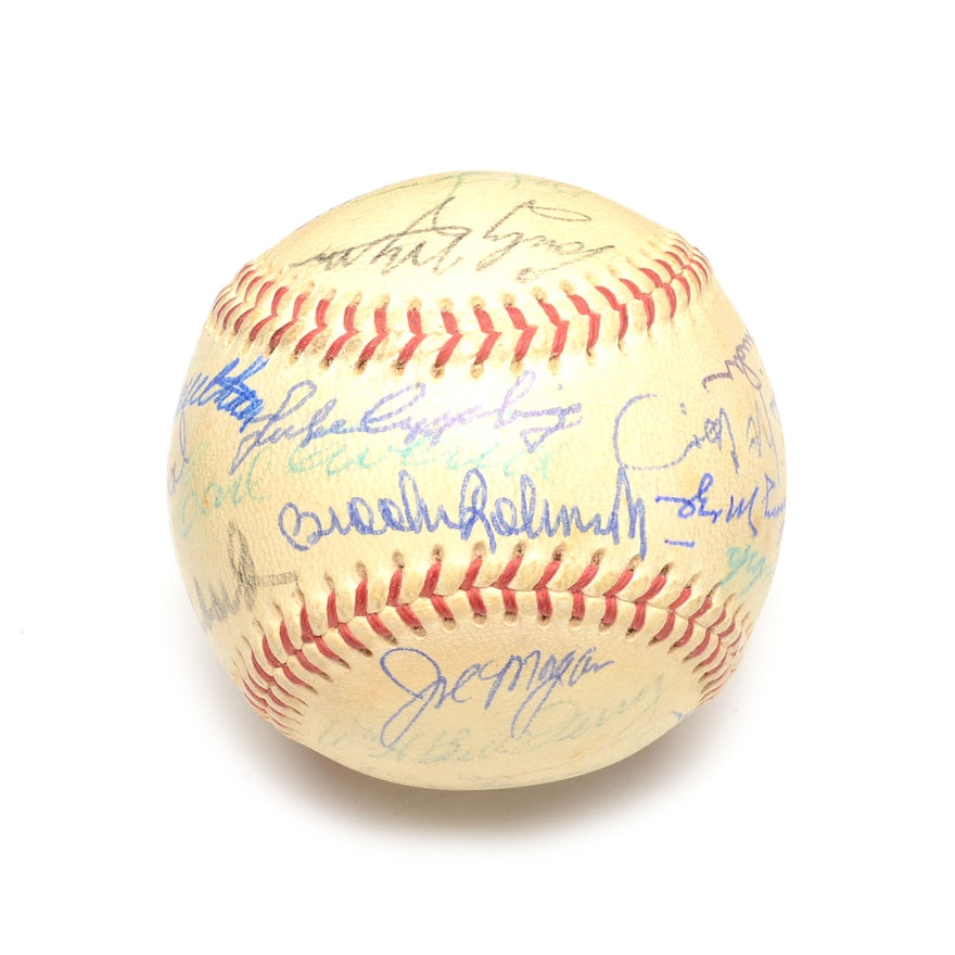 Hall of Fame Signed Baseball  COA