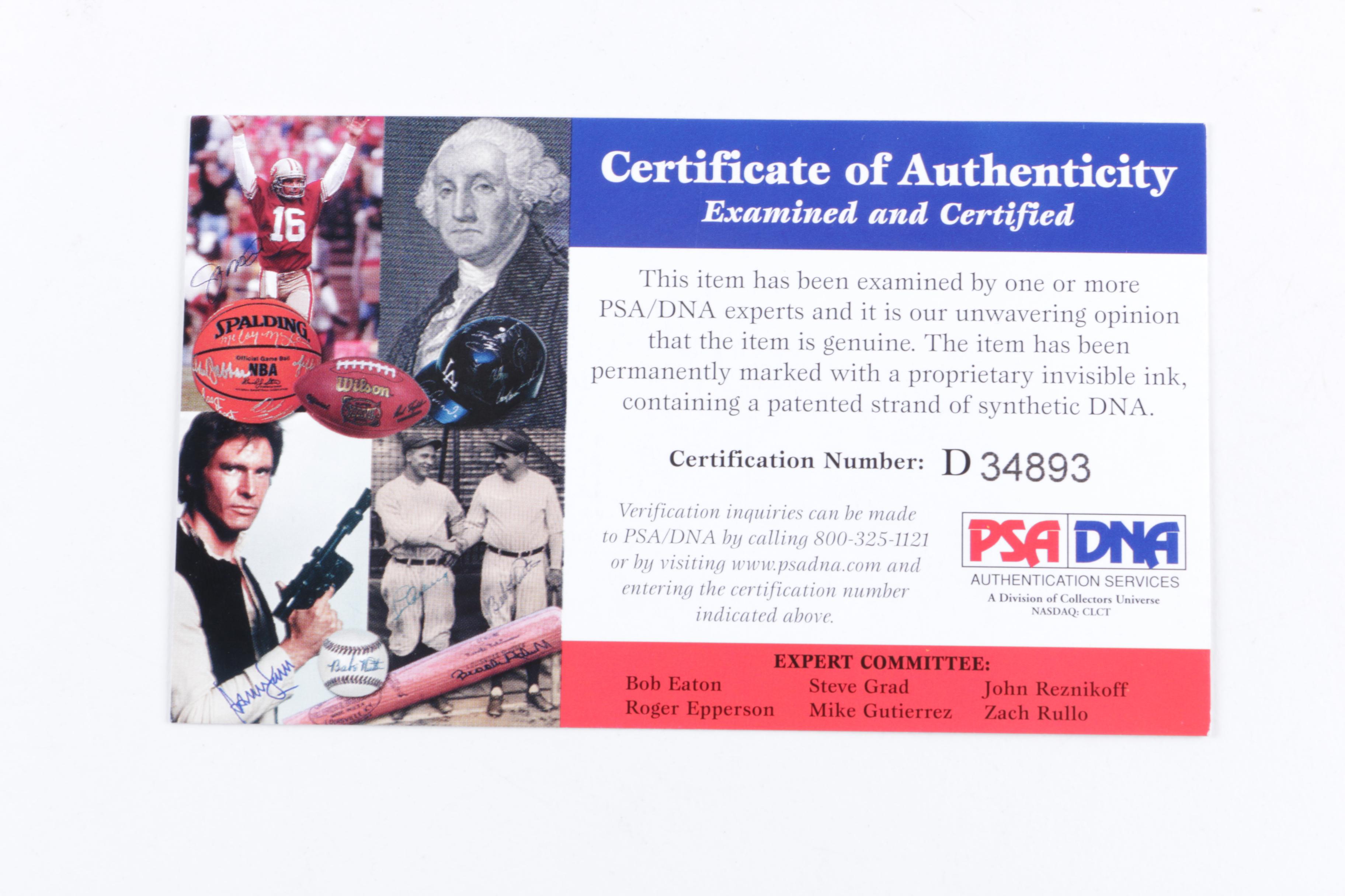 Signed Tony Perez Baseball