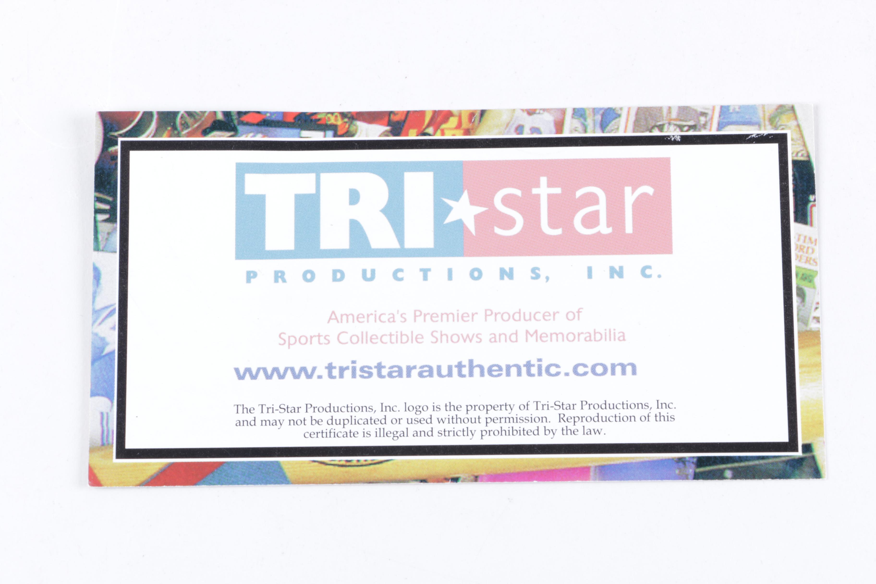 Signed Jim Thome Black Wood Baseball Bat