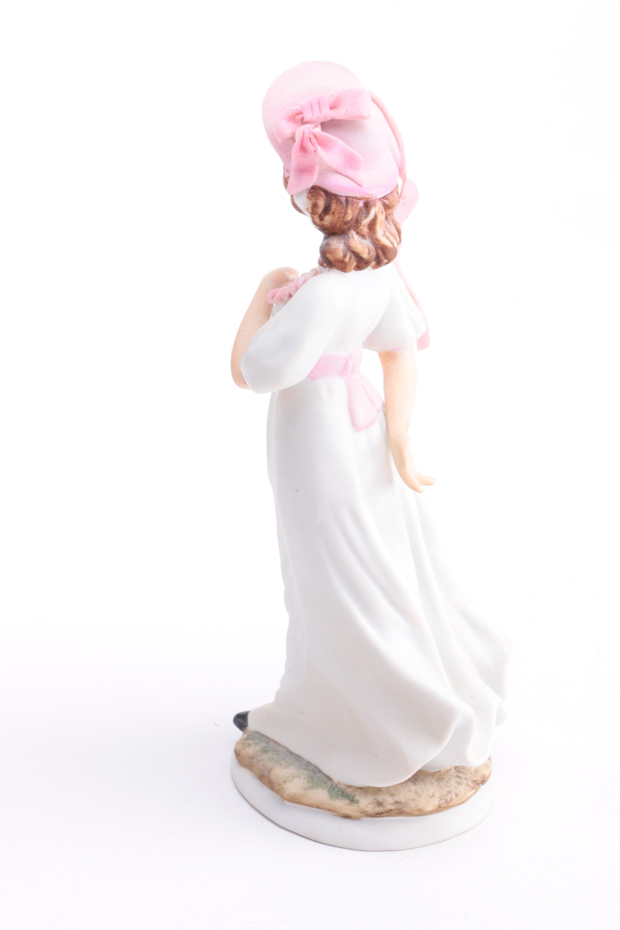 Lefton China "Blue Boy" and "Pinkie" Figurines