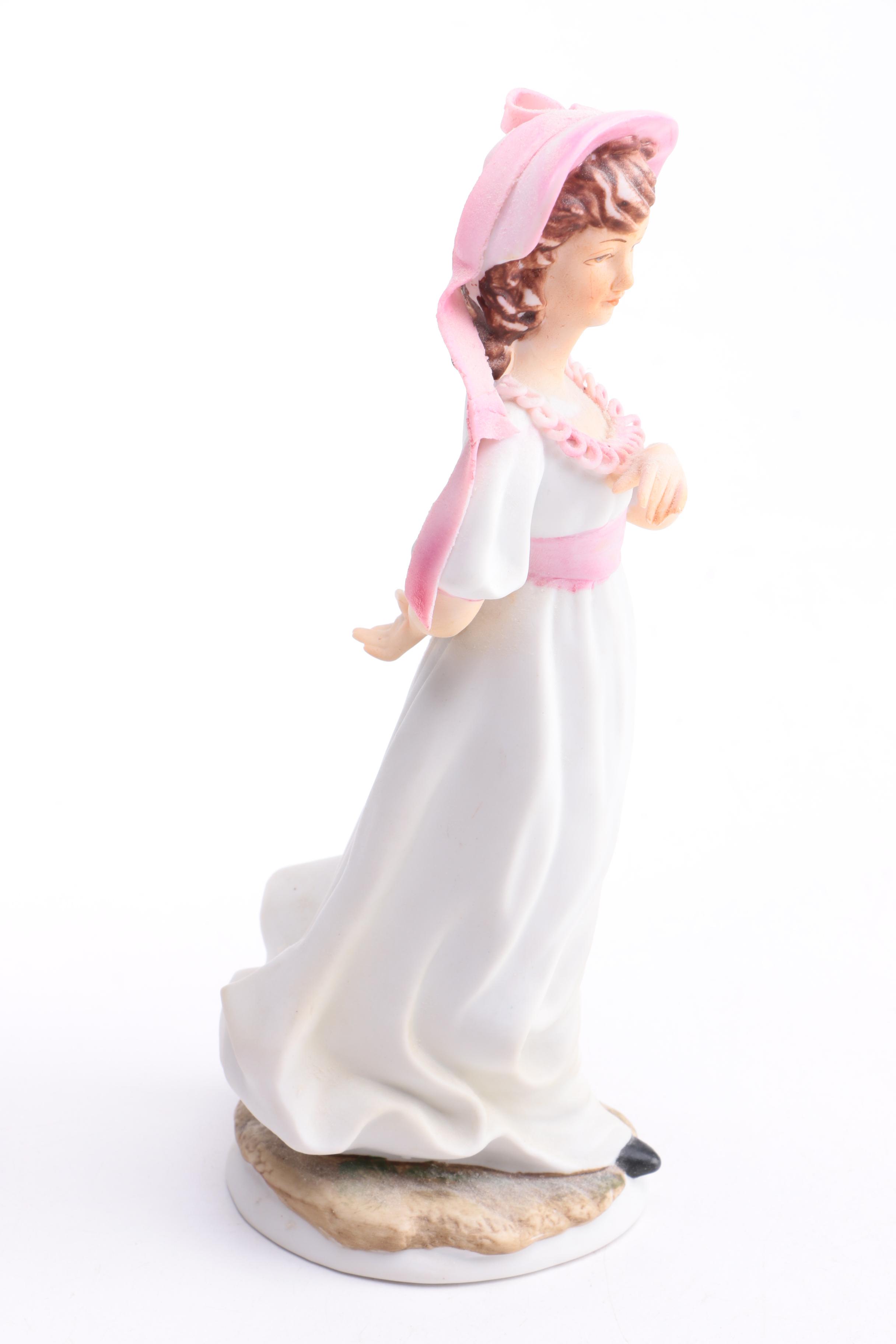 Lefton China "Blue Boy" and "Pinkie" Figurines