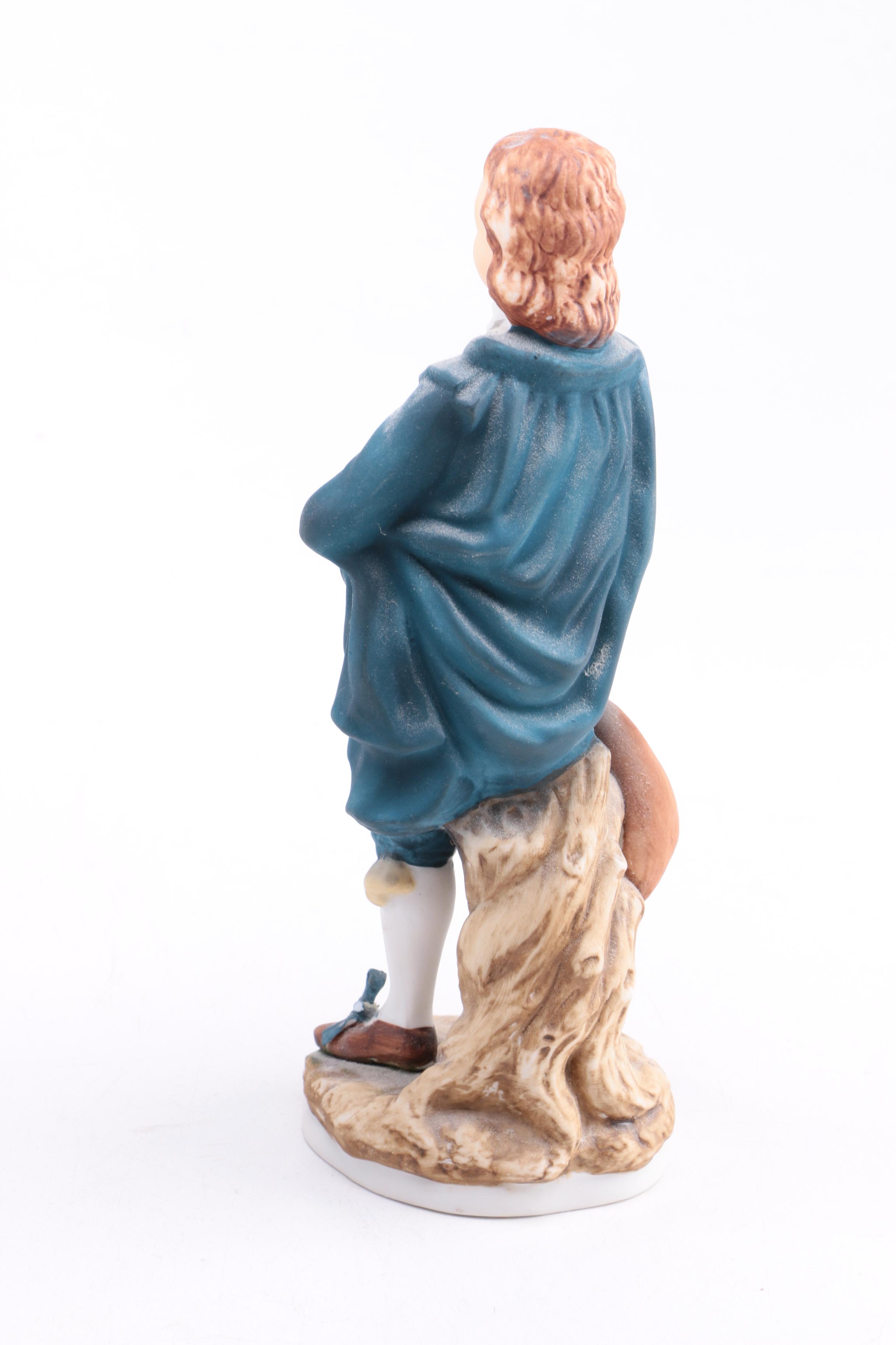 Lefton China "Blue Boy" and "Pinkie" Figurines