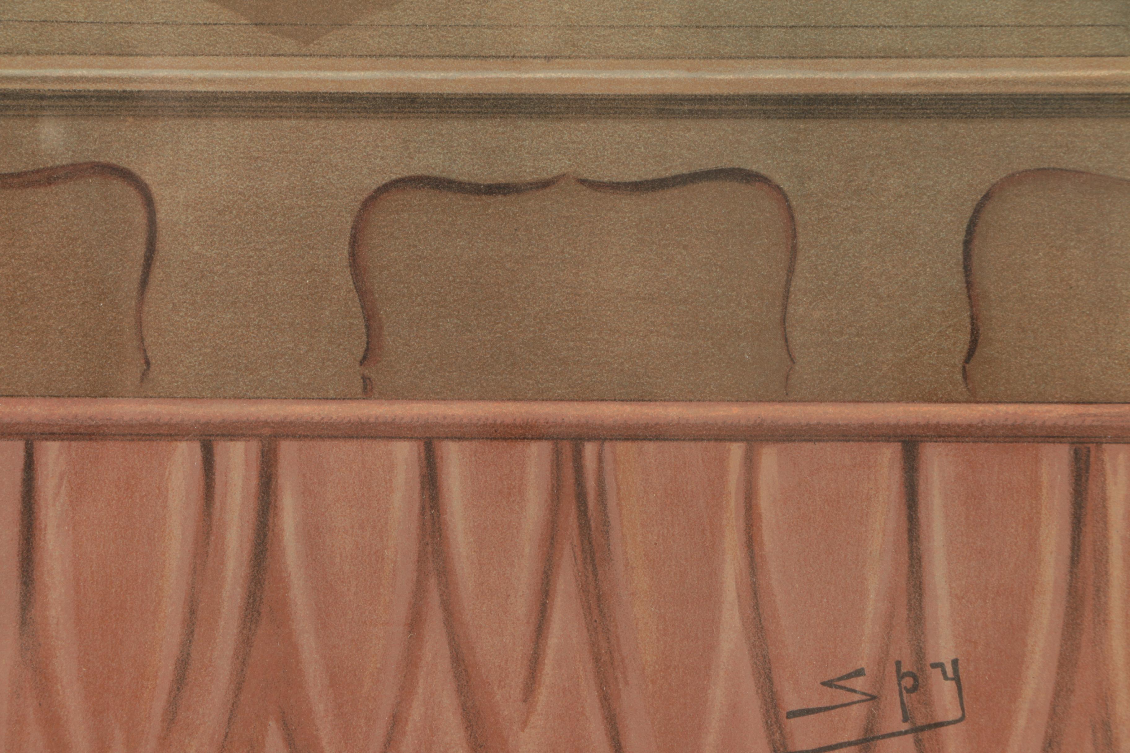 Sir Leslie Ward Chromolithograph for Vanity Fair "Company Law"