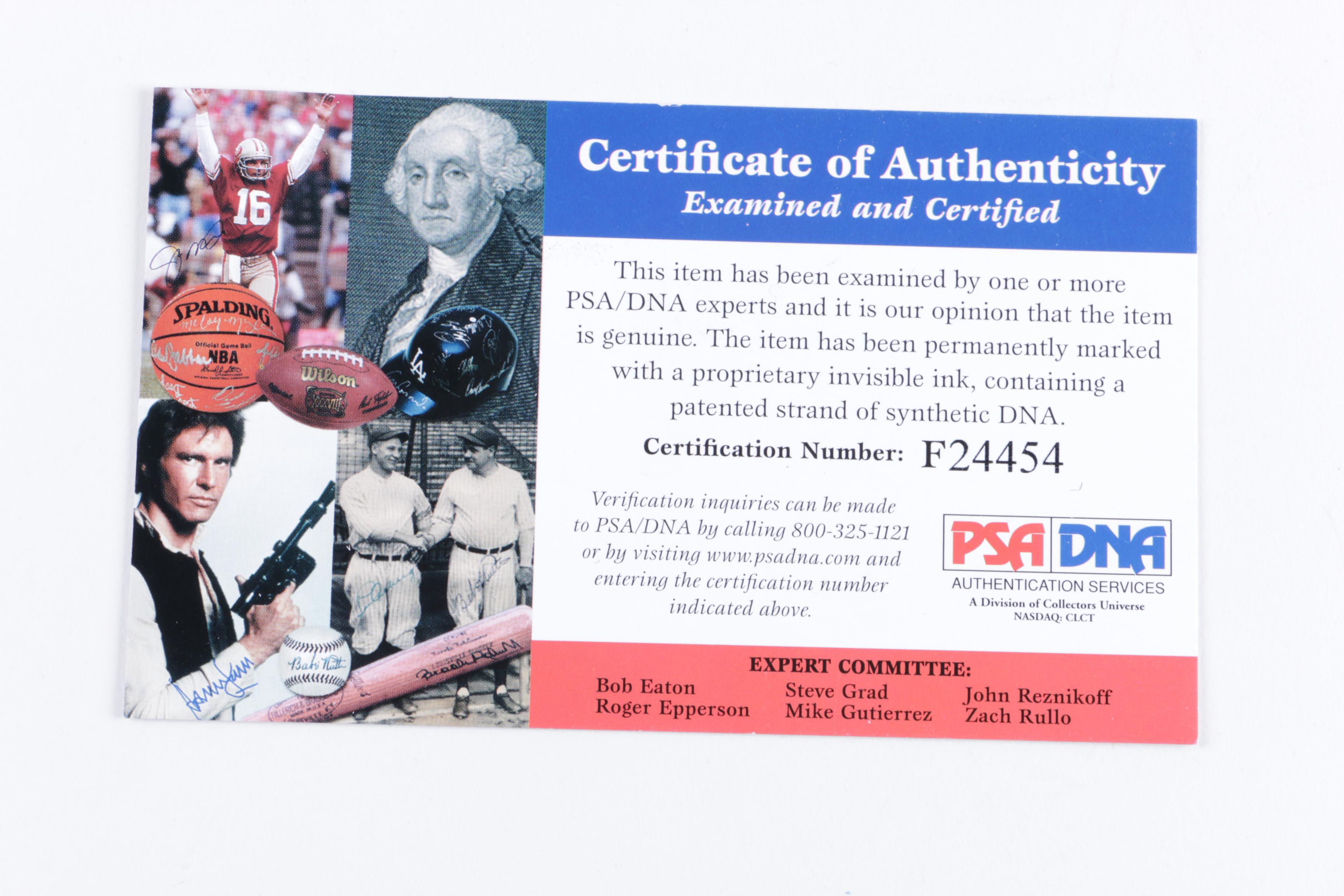 Signed Harmon Killebrew Baseball