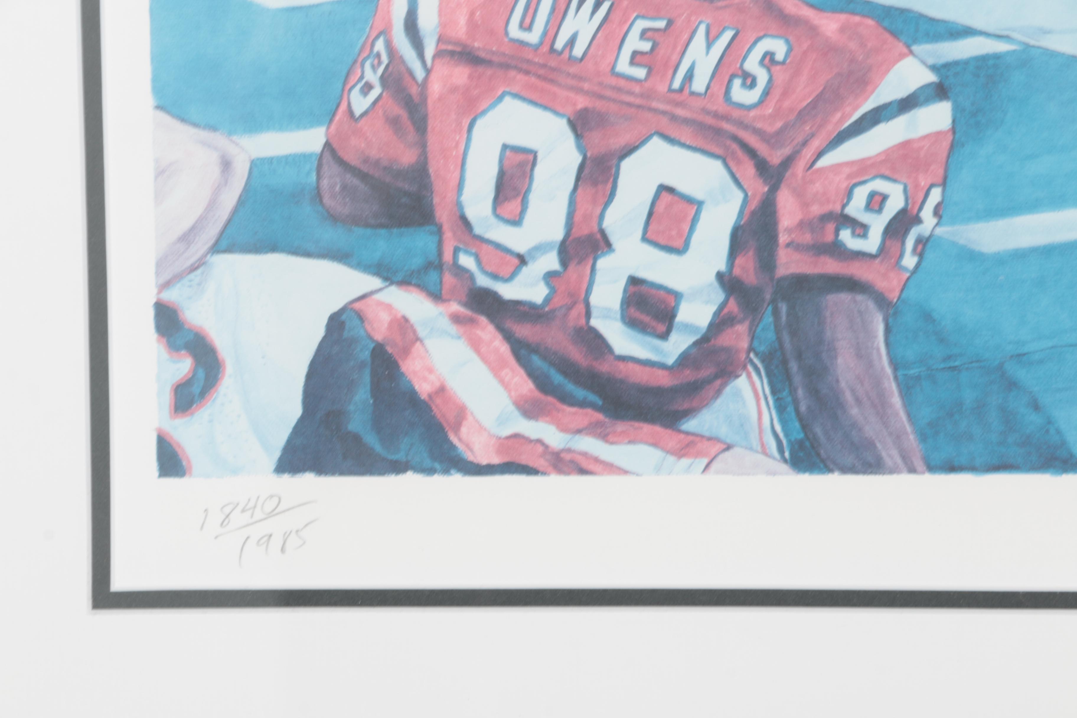 Michael J. Taylor Limited Edition Print Chicago Bears Autographed Mike Ditka