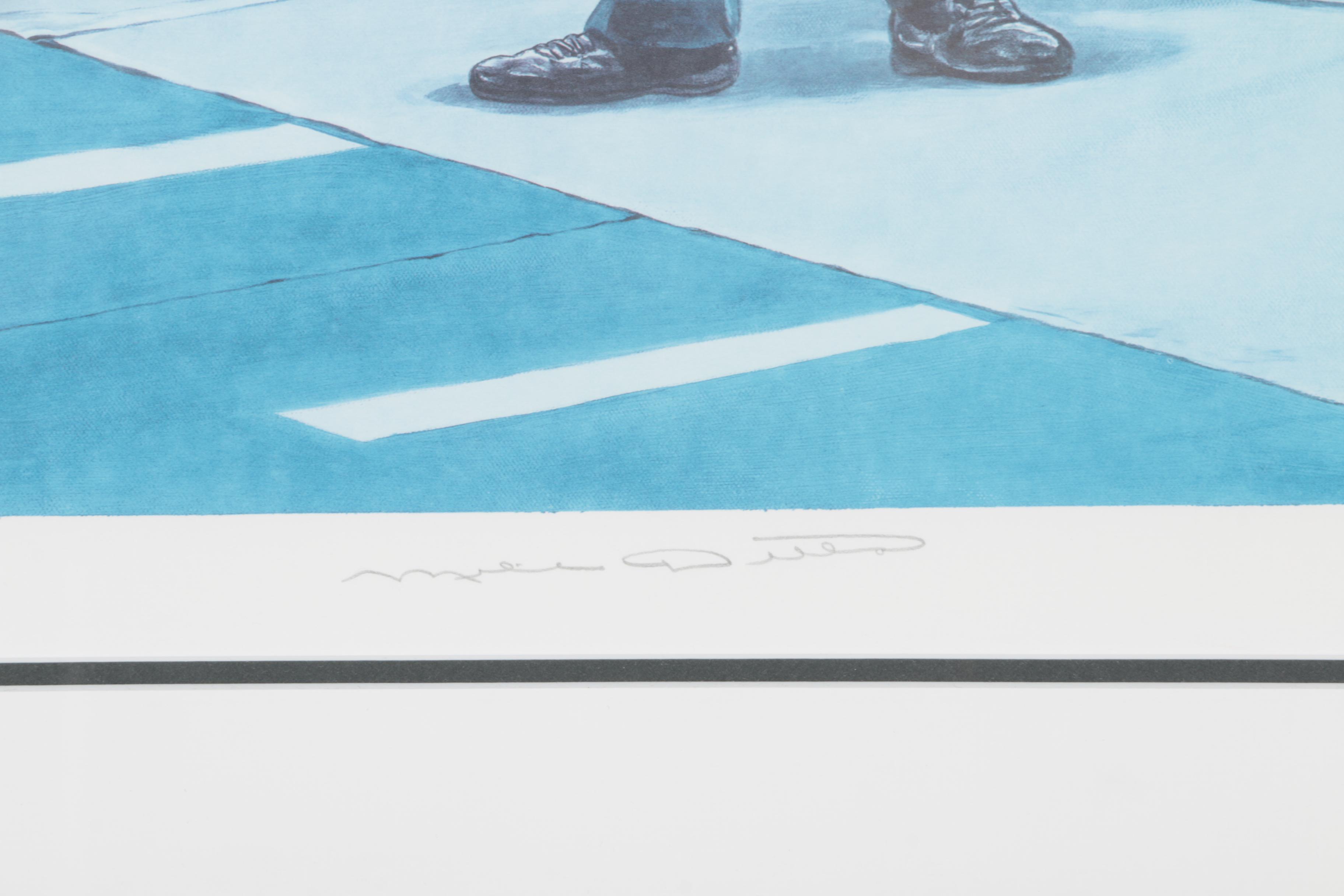 Michael J. Taylor Limited Edition Print Chicago Bears Autographed Mike Ditka