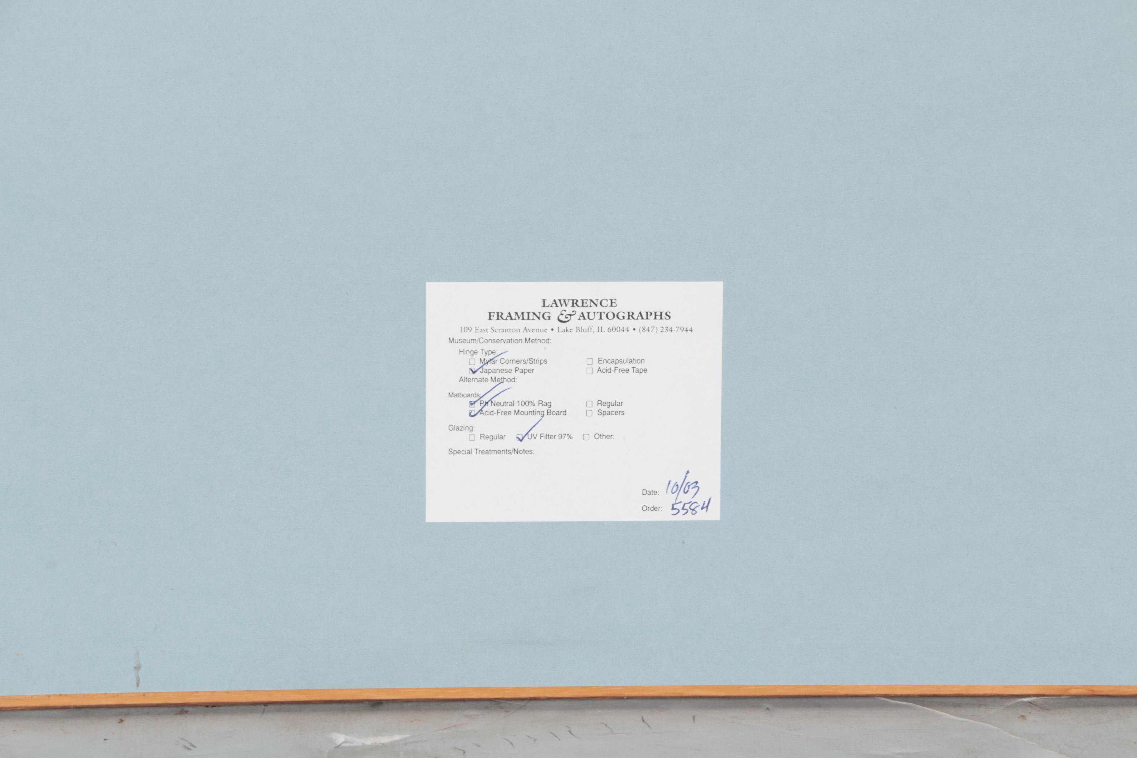 Michael J. Taylor Limited Edition Print Chicago Bears Autographed Mike Ditka