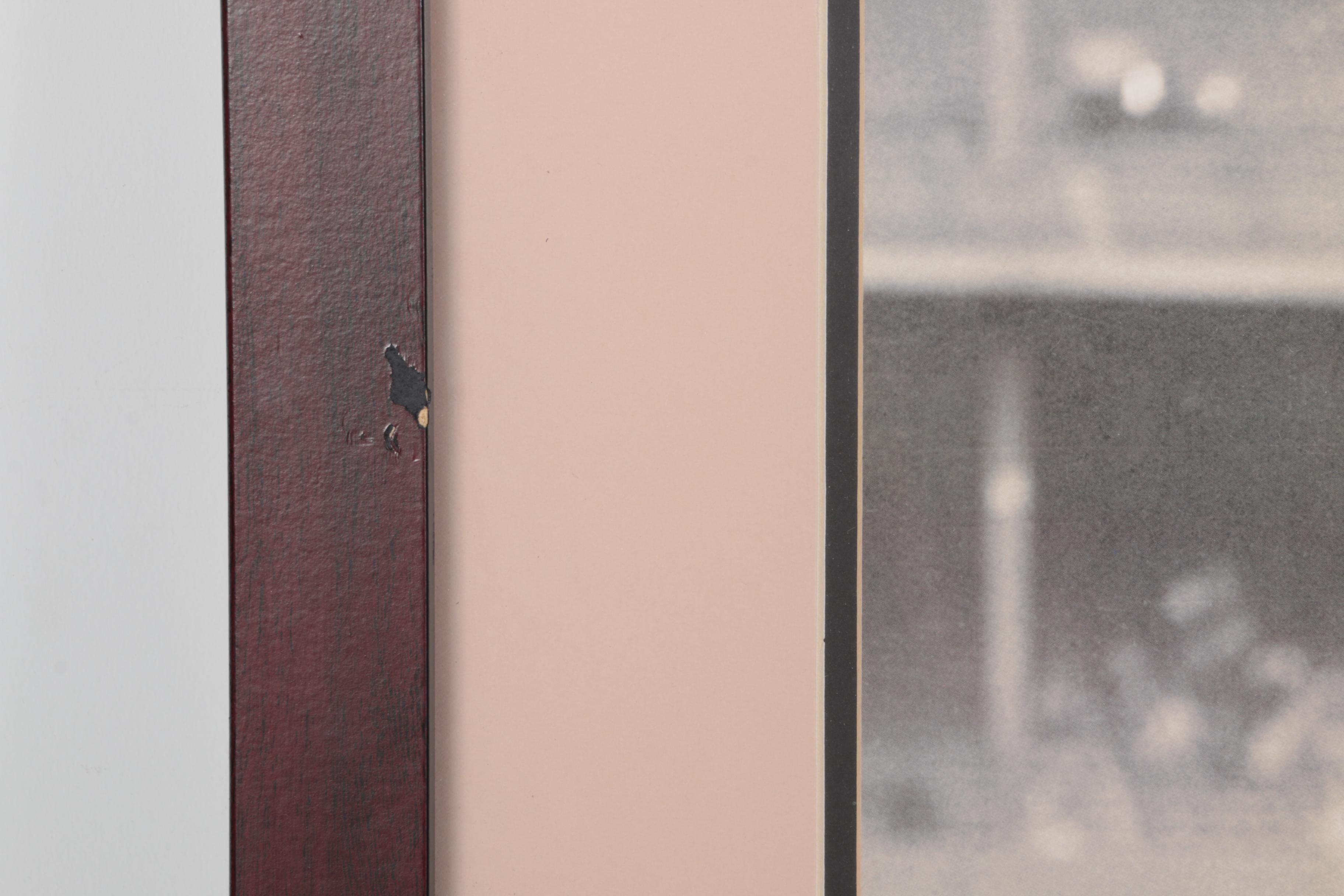 Reproduction Print of "DiMaggio Slides Into Third" Photograph