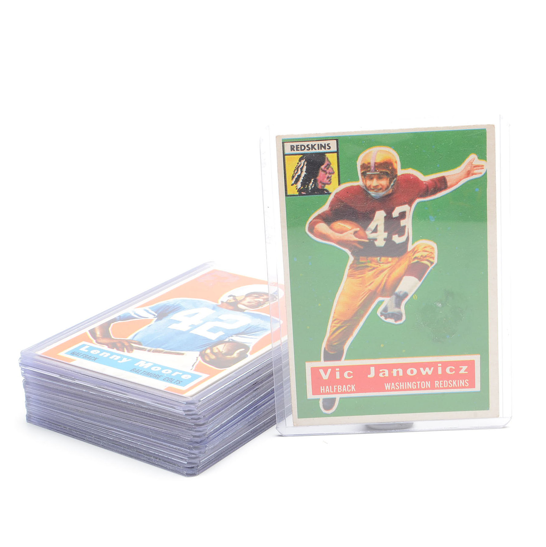 Older 1950s-1960s Topps Football Cards and Jerry Rice Rookie