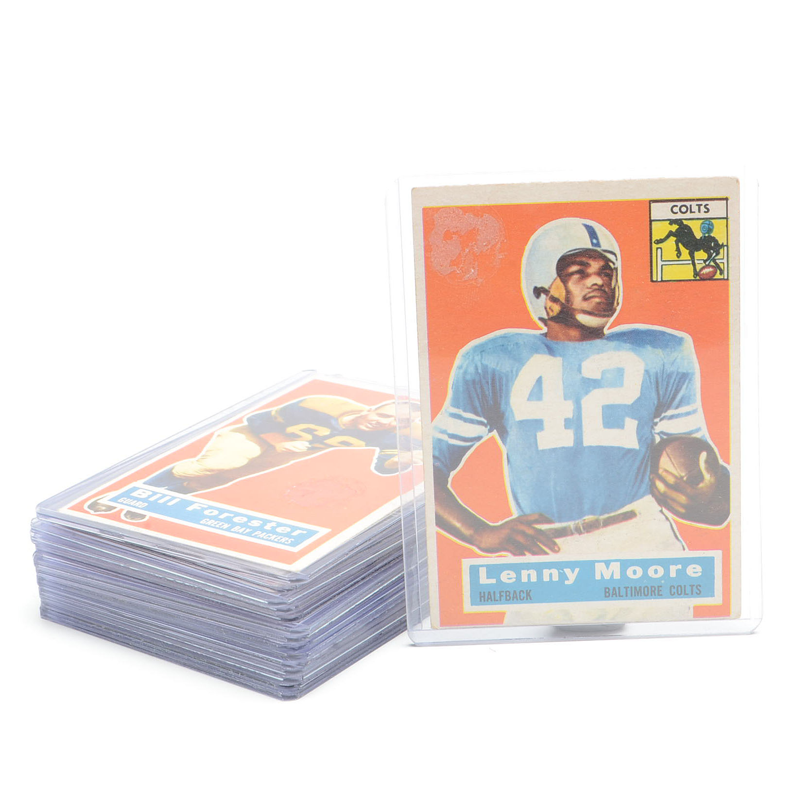 Older 1950s-1960s Topps Football Cards and Jerry Rice Rookie