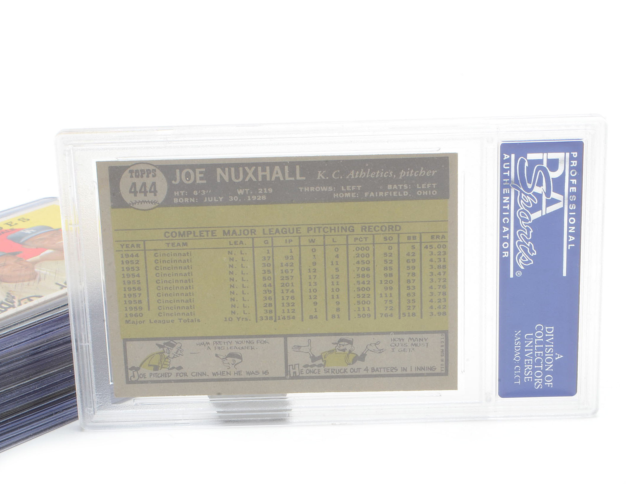 Twenty-Two 1950s and 1960s Topps Baseball Cards With Hall Of Fame Players