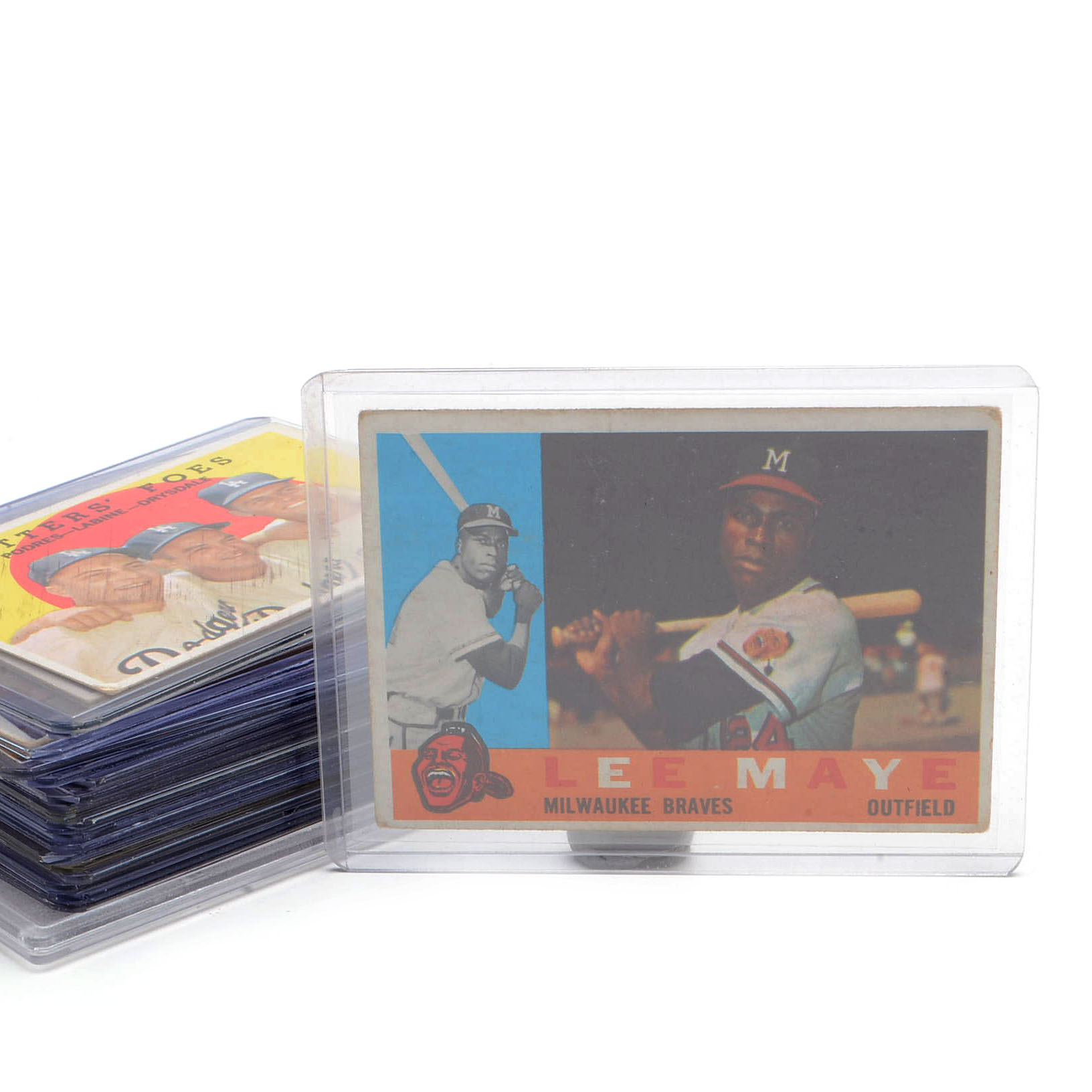 Twenty-Two 1950s and 1960s Topps Baseball Cards With Hall Of Fame Players