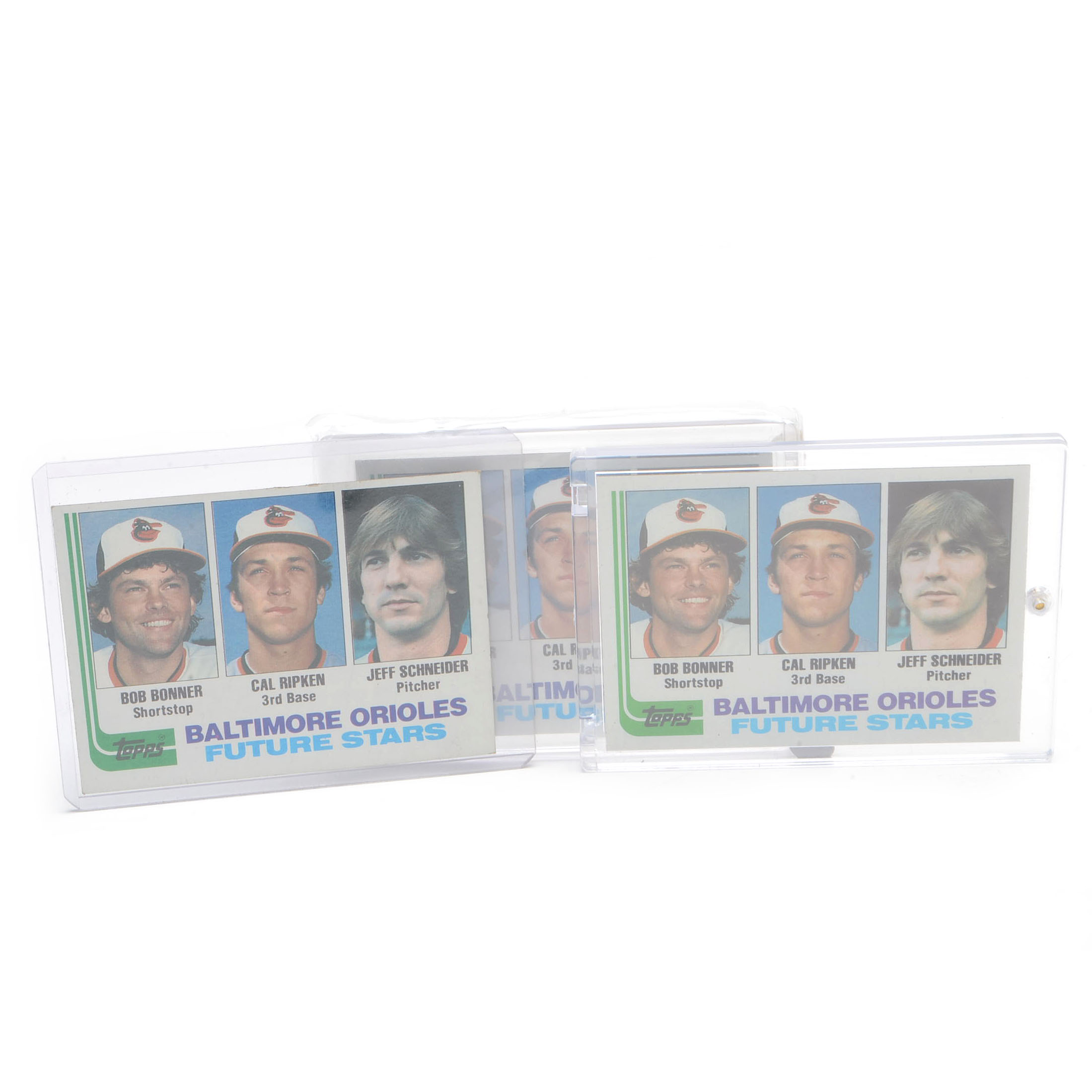 Three 1982 Cal Ripken Jr. Topps Rookie Baseball Cards