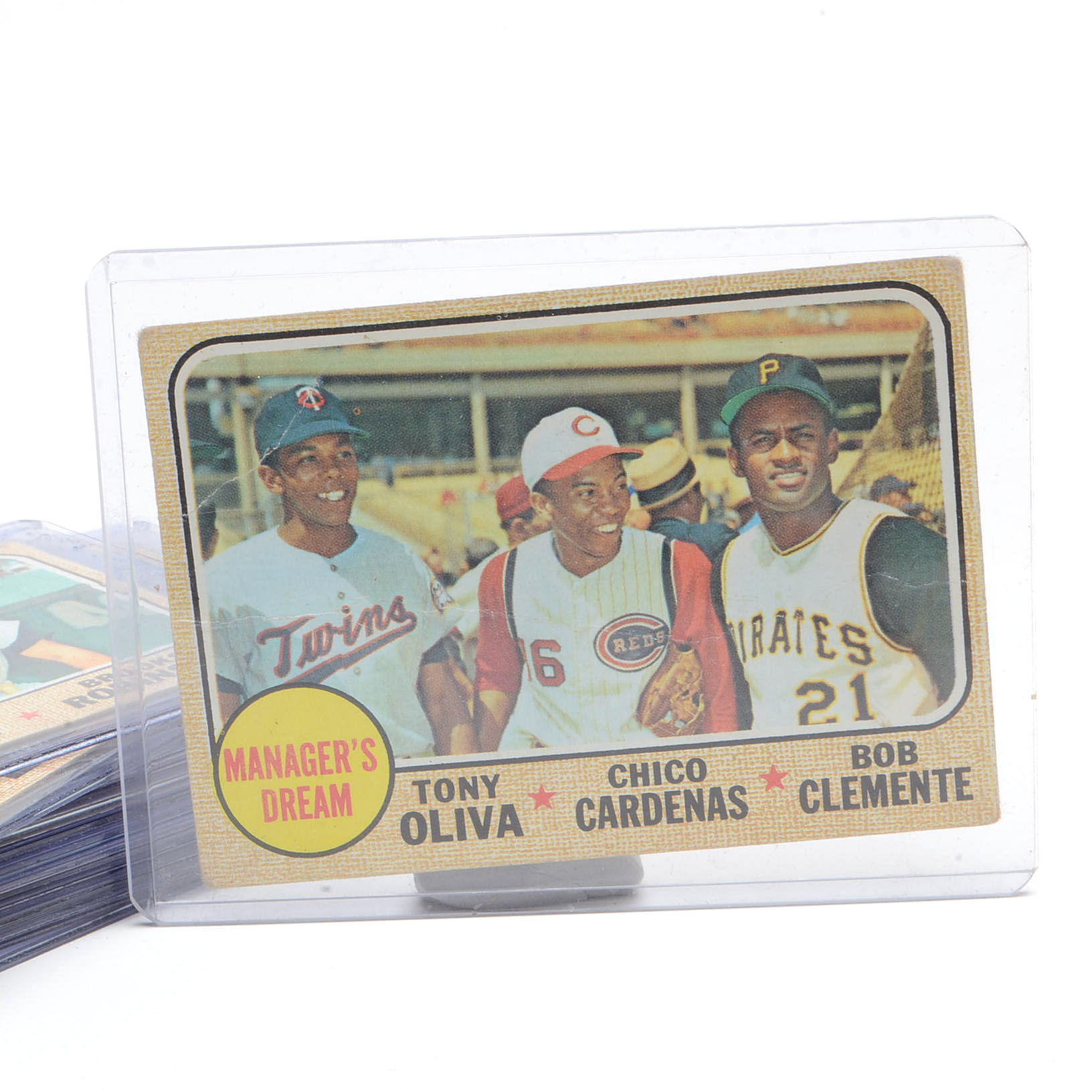 Thirteen 1967-1969 Topps Baseball Cards With Hall Of Fame Players