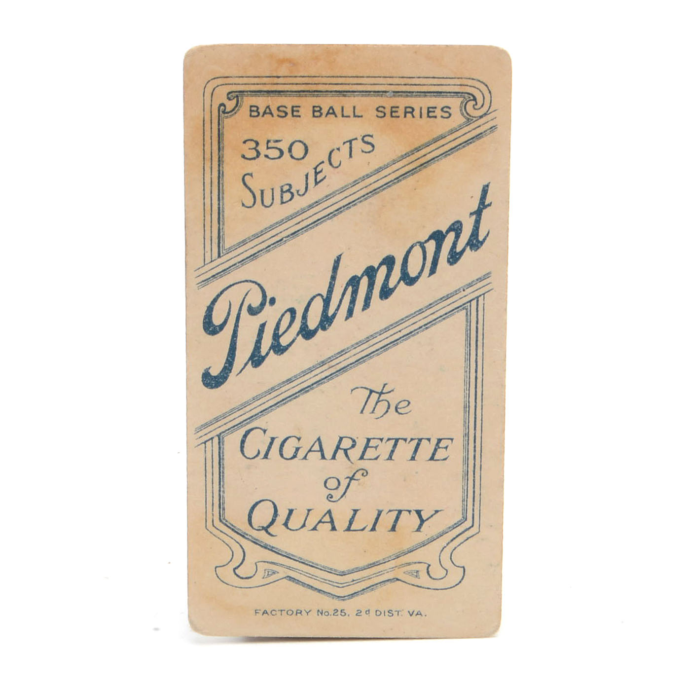 Bob Bescher Piedmont T-206 Tobacco Card