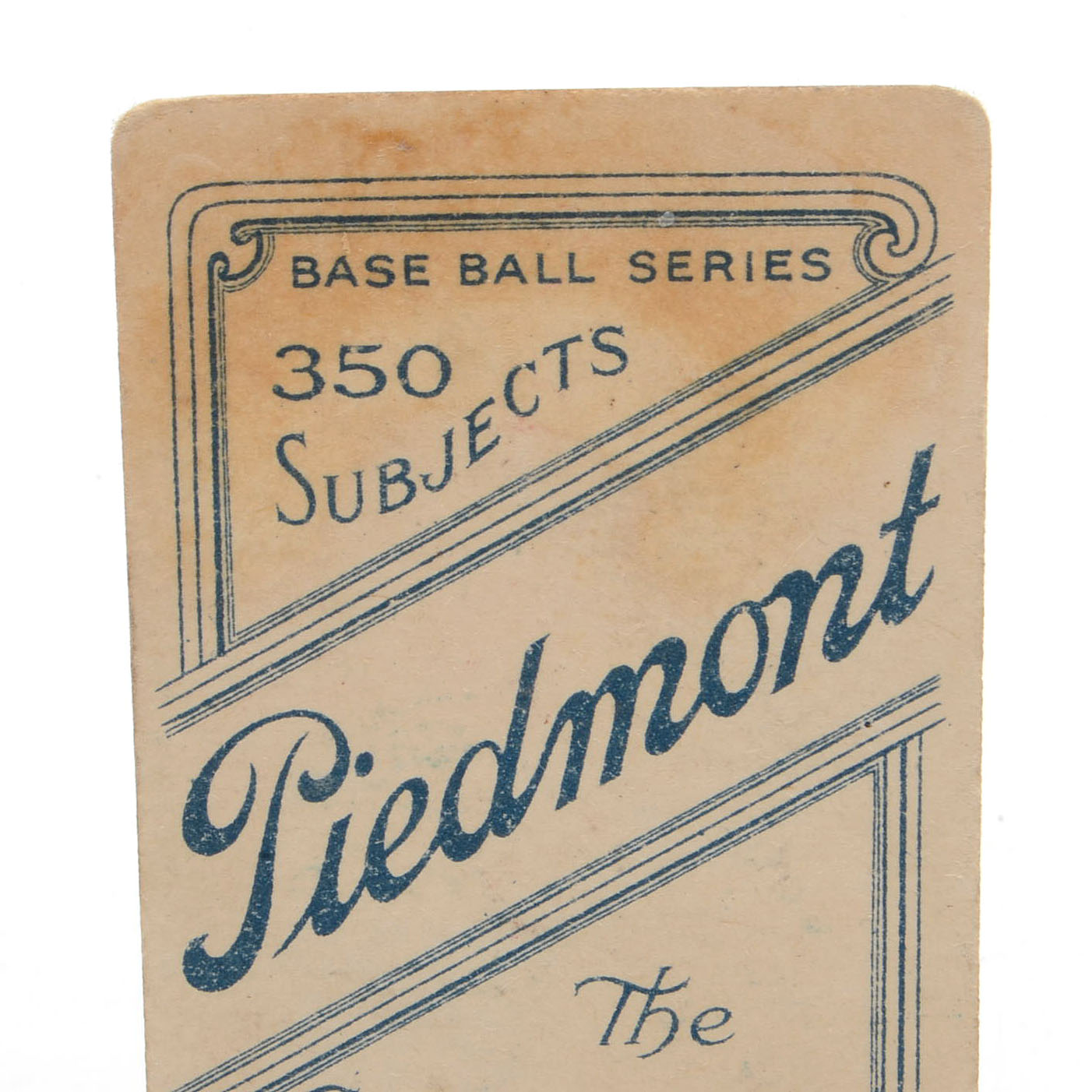 Bob Bescher Piedmont T-206 Tobacco Card