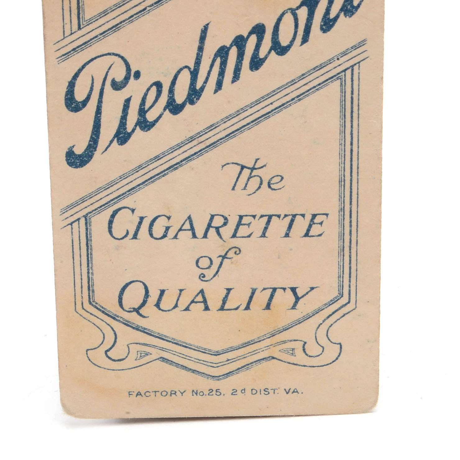 Bob Bescher Piedmont T-206 Tobacco Card