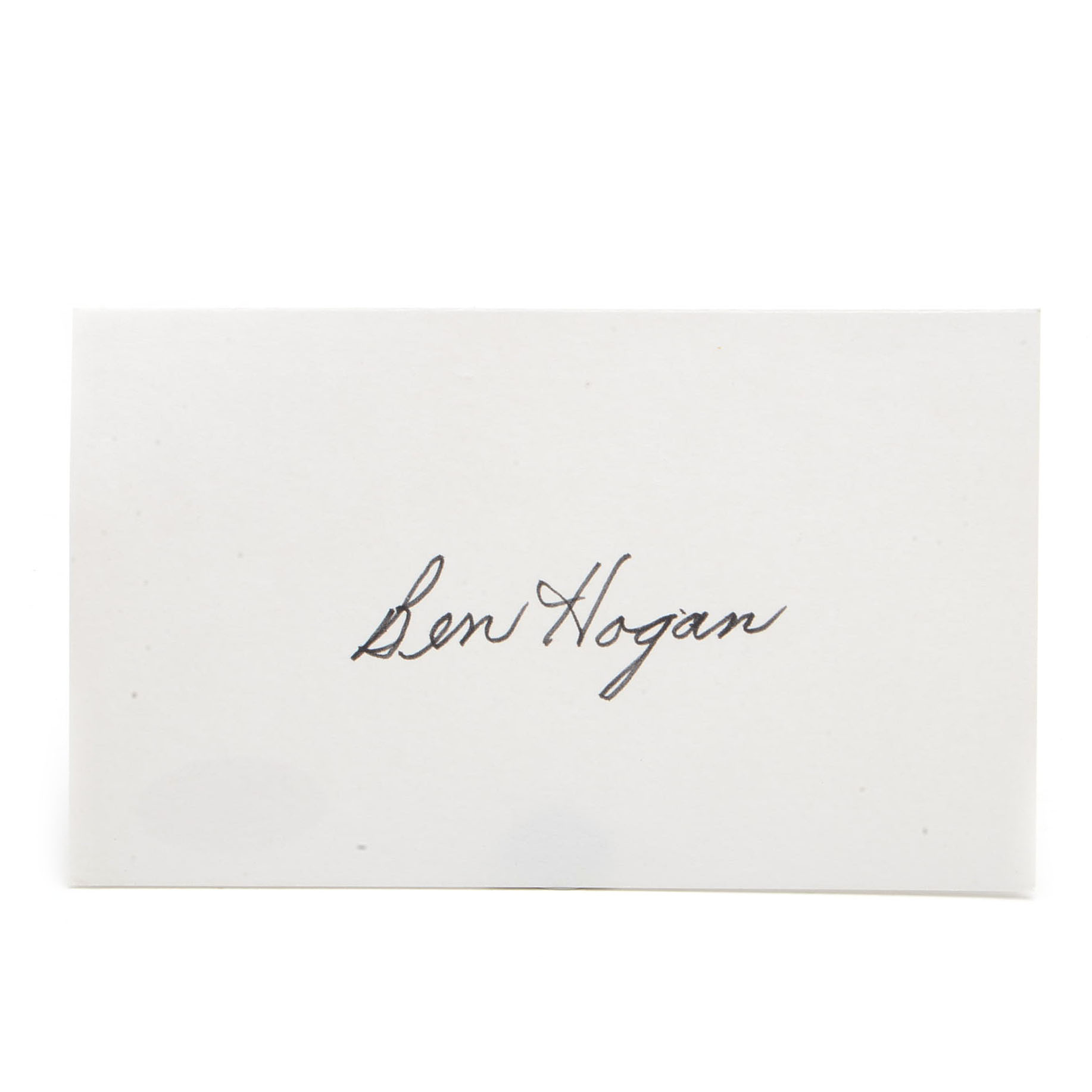 Hogan and Snead Cut Signatures  COAs