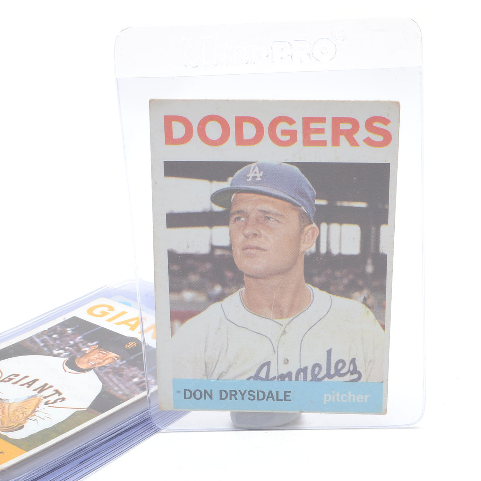 1964 Ford, Santo, Robinson, Drysdale, and Others Topps Baseball Cards