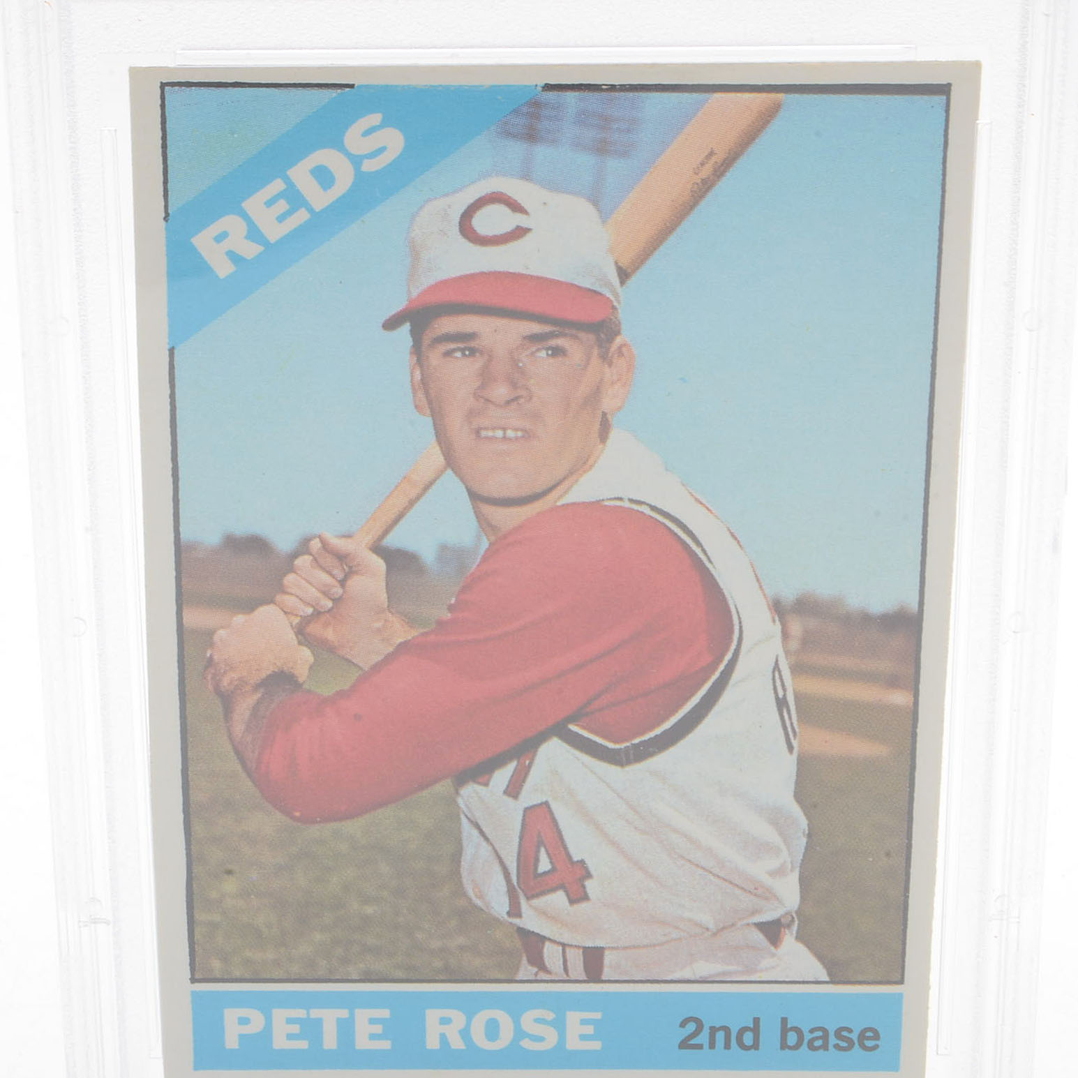 1966 Pete Rose Topps PSA Graded Card