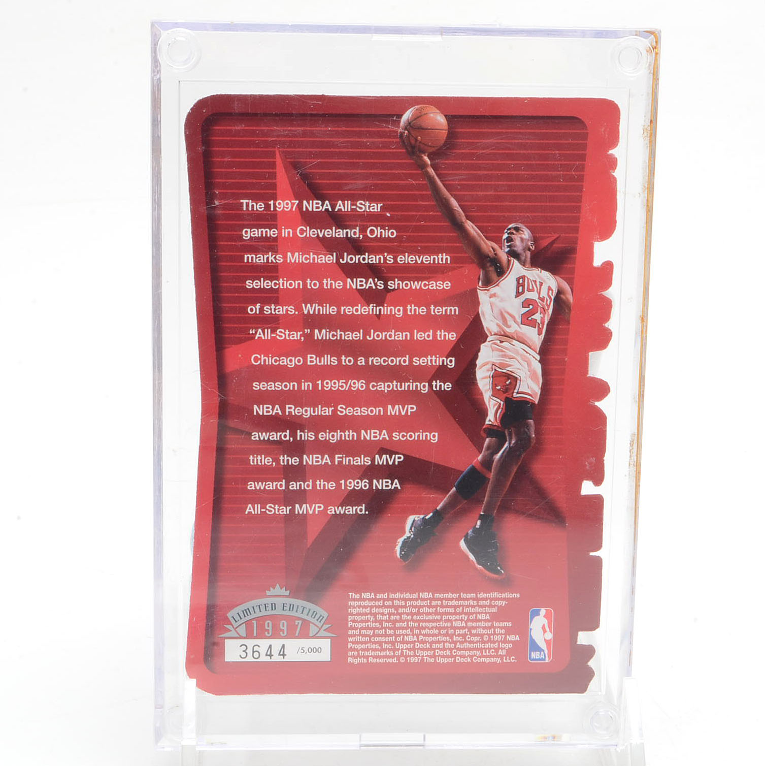 Four 1980s and 1990s Michael Jordan Basketball Cards, Two Graded