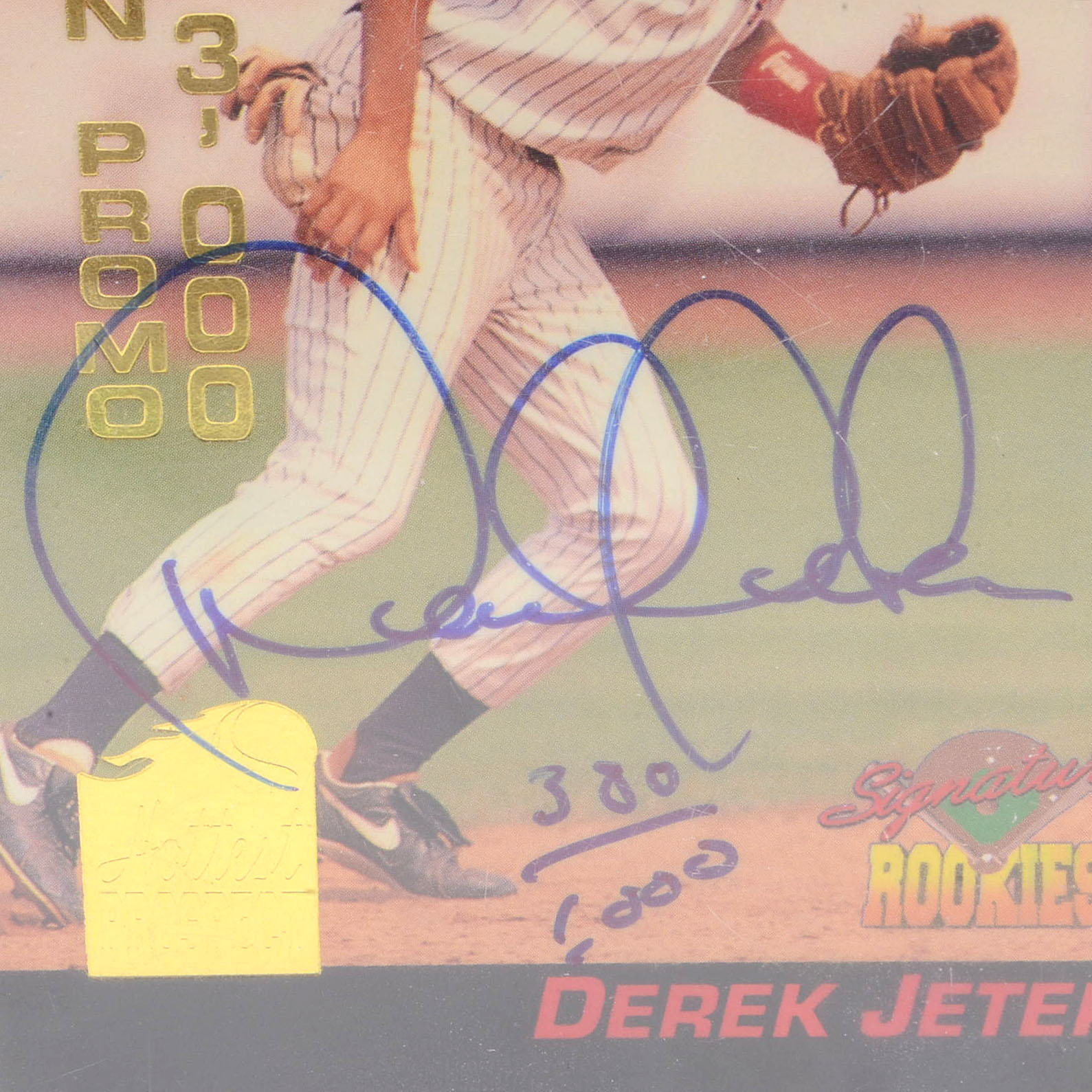 1994 Derek Jeter Certified Autograph Rookie Baseball Card