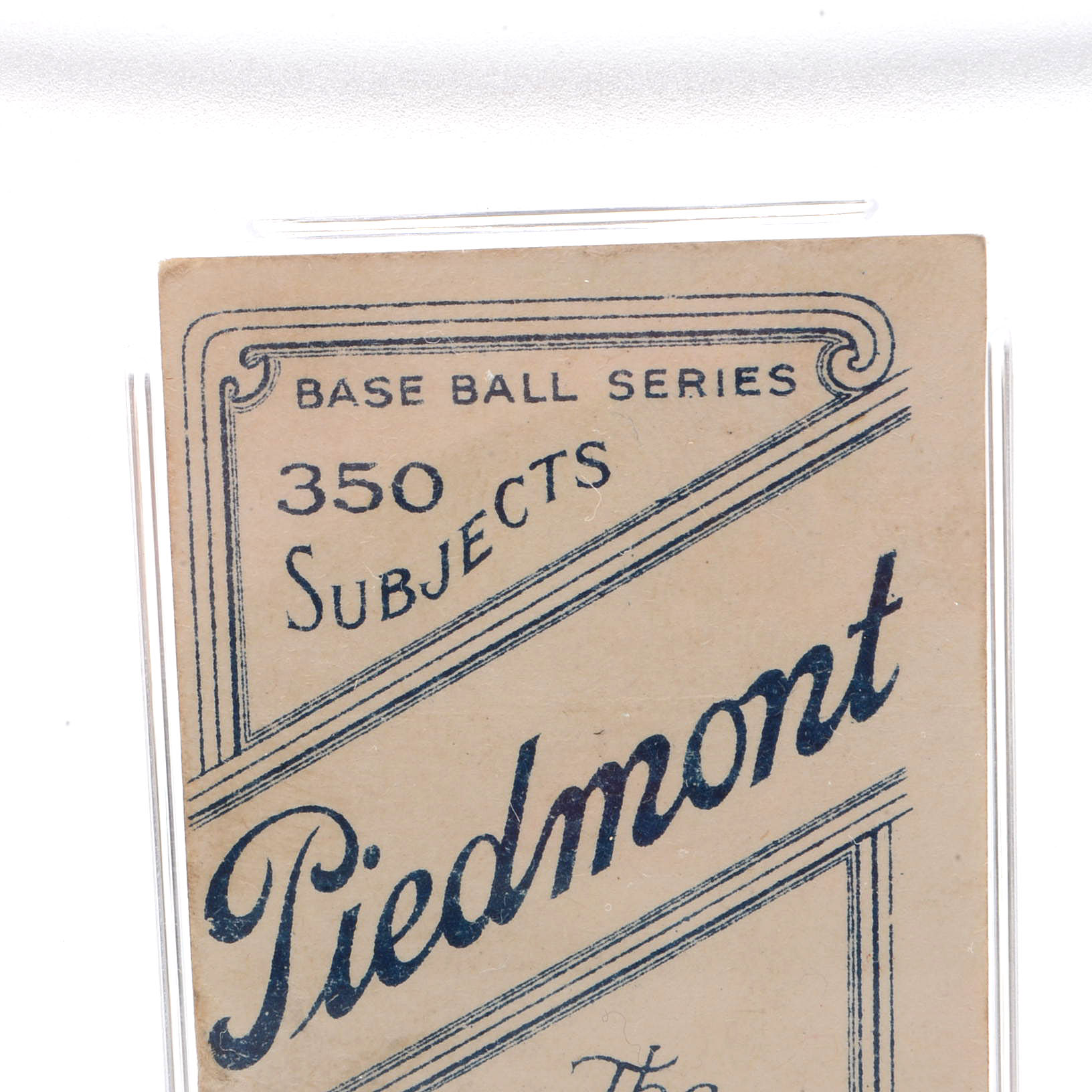 1909-1911 "T206" Piedmont Dick Eagan Reds PSA Graded Tobacco Card