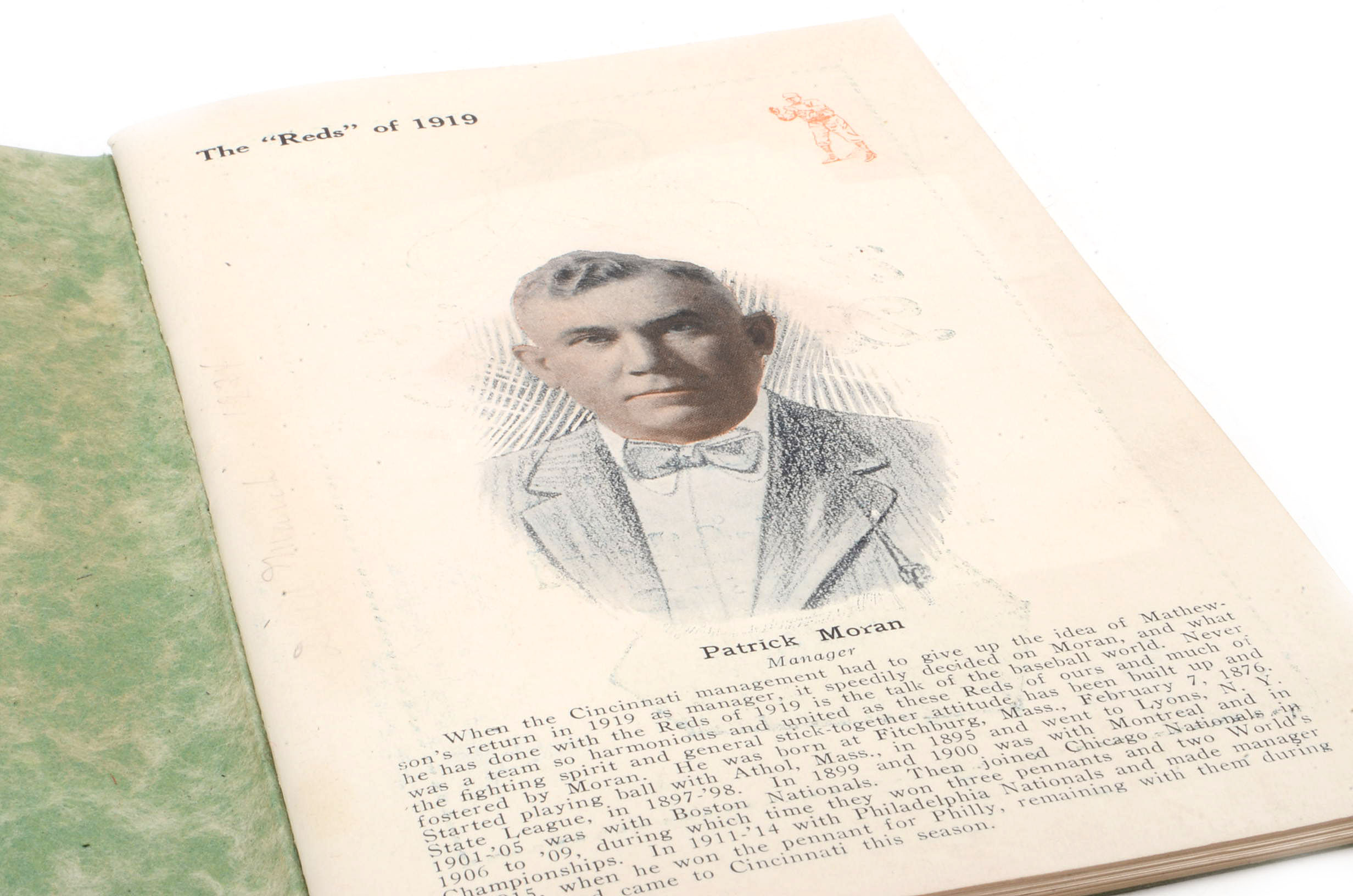 1919 Reds "Players Souvenir" Program