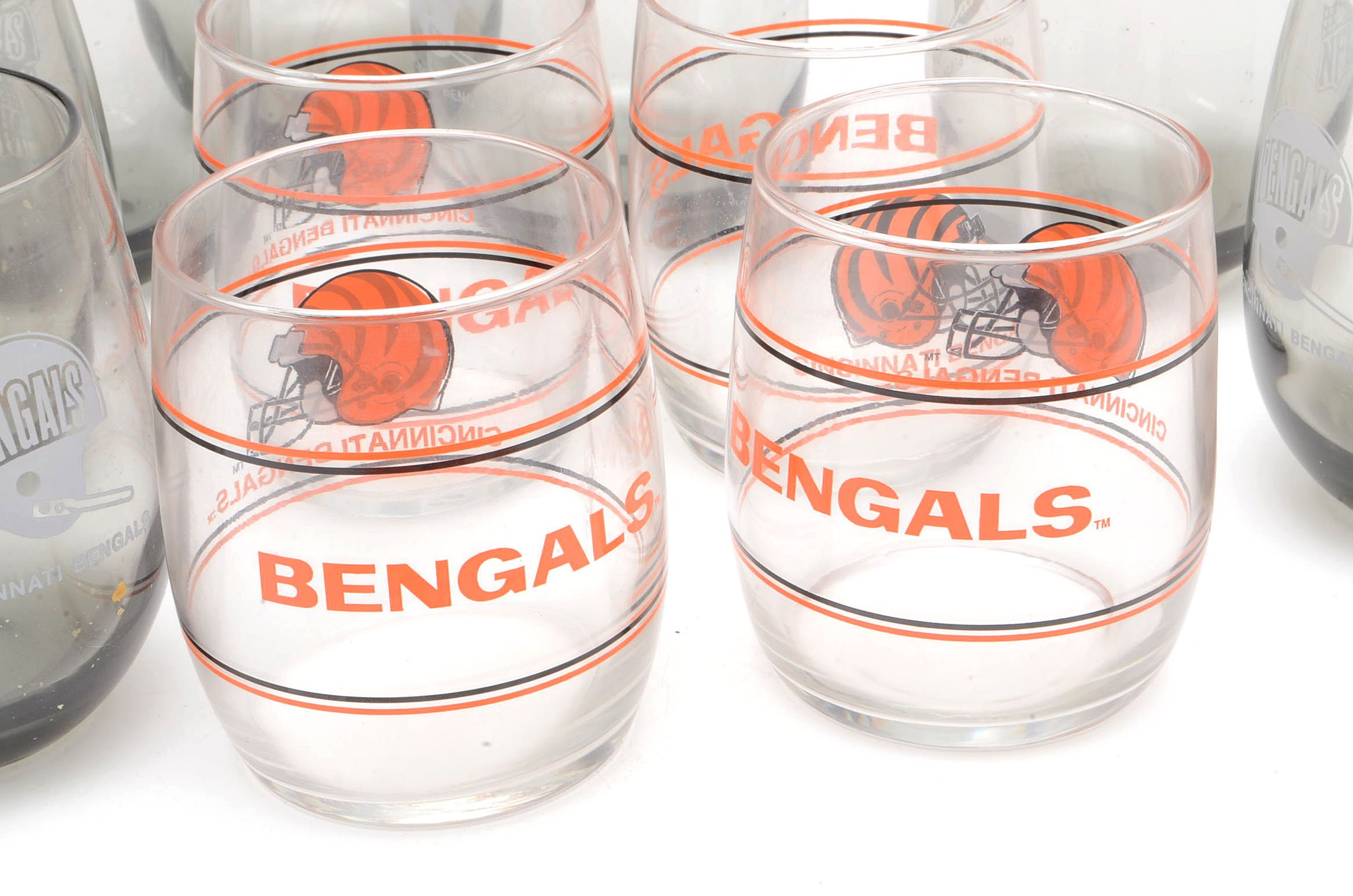 Bengals Glasses with a Pennant