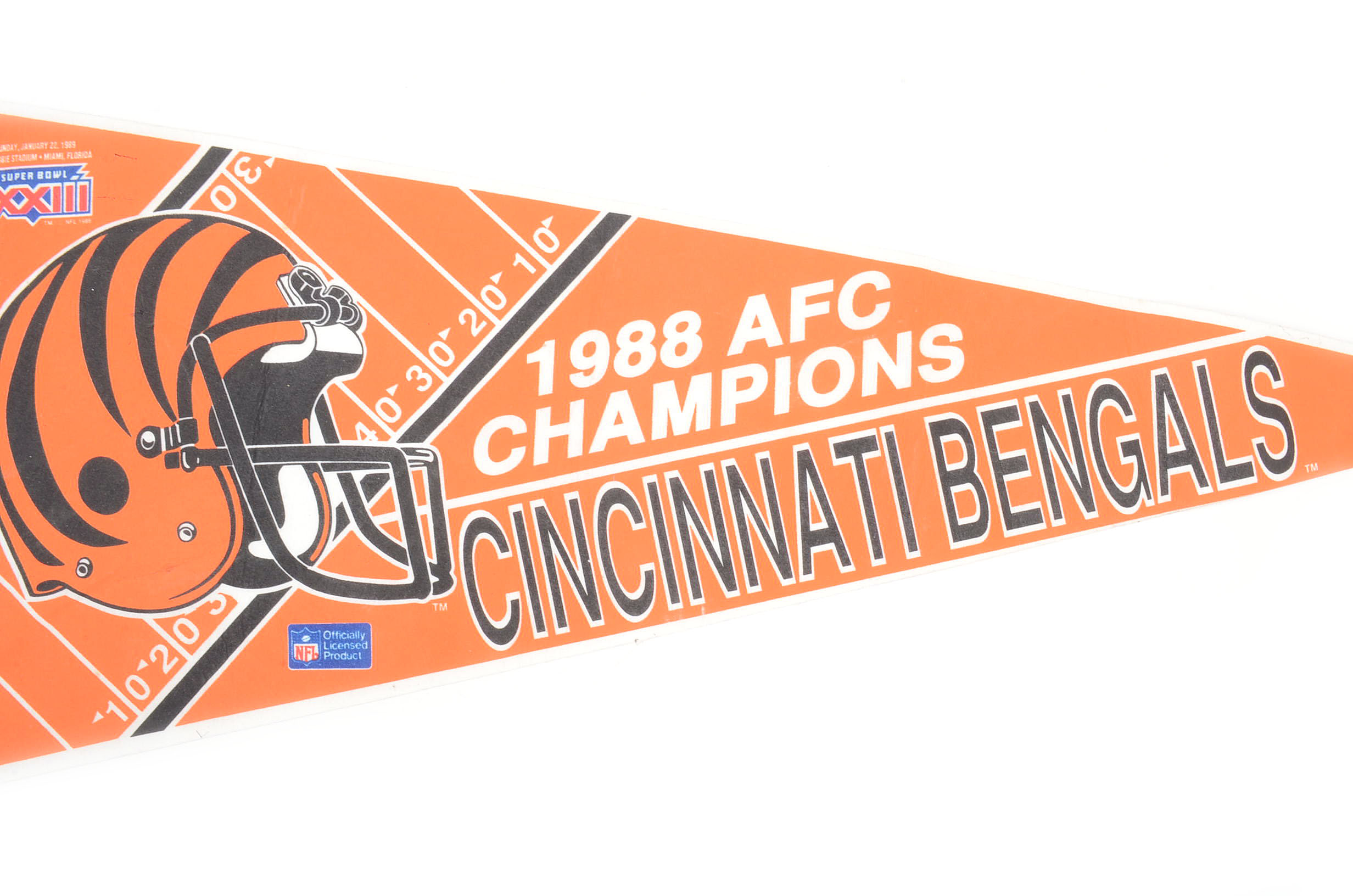 Bengals Glasses with a Pennant