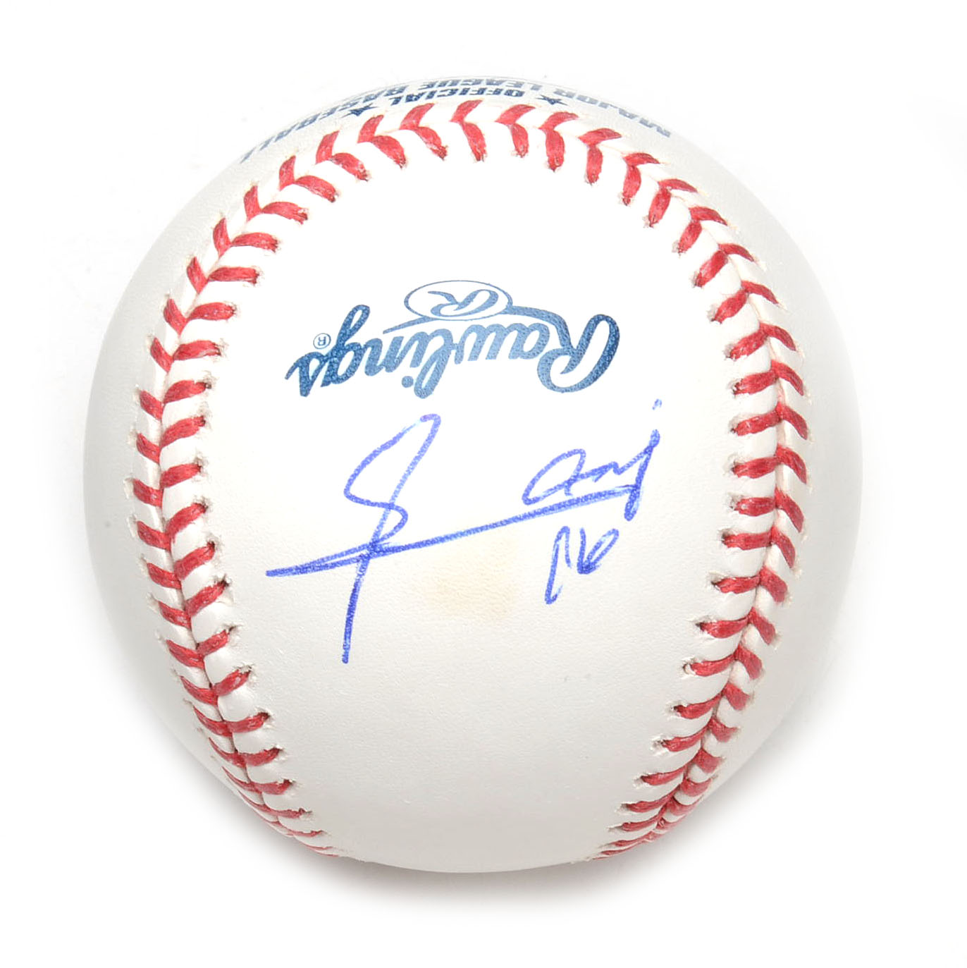 Carlos Beltran and Edgar Renteria Signed Rawlings ML Baseballs