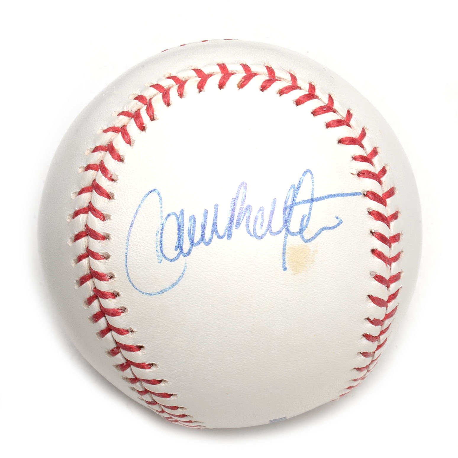 Carlos Beltran and Edgar Renteria Signed Rawlings ML Baseballs