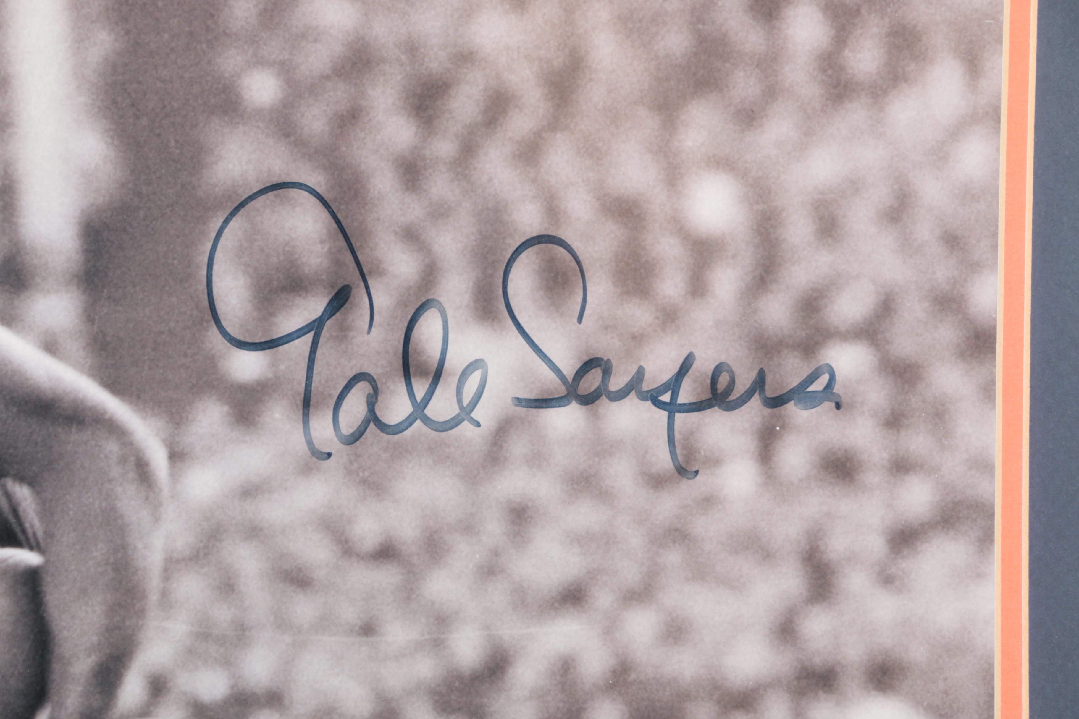 Signed Gale Sayers Photograph