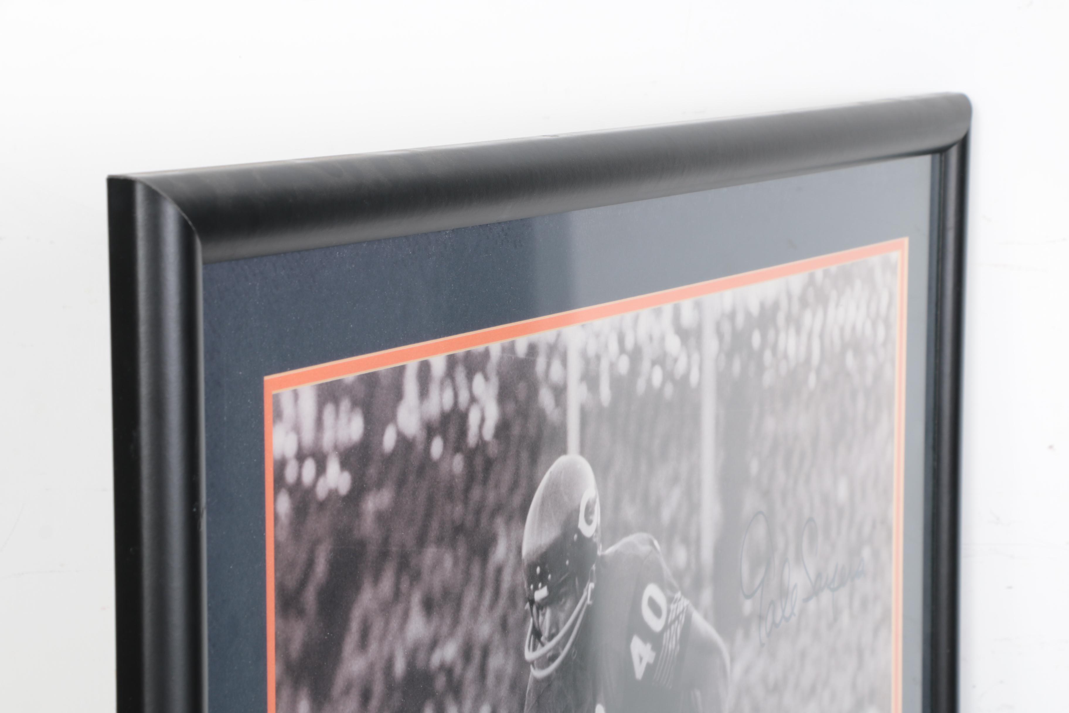 Signed Gale Sayers Photograph