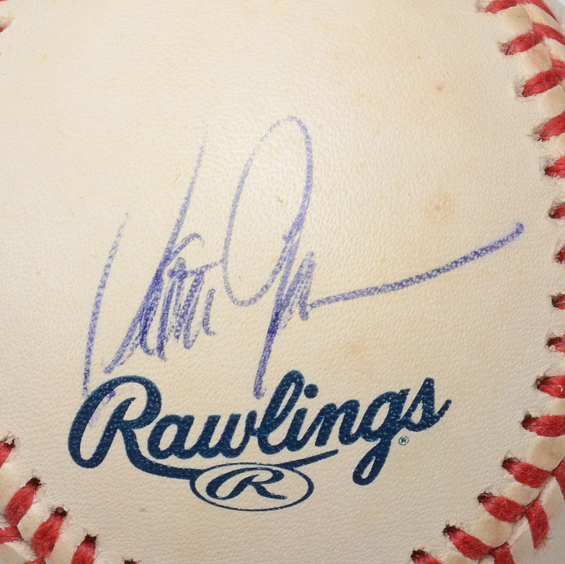 Peter Gammons Signed Baseball
