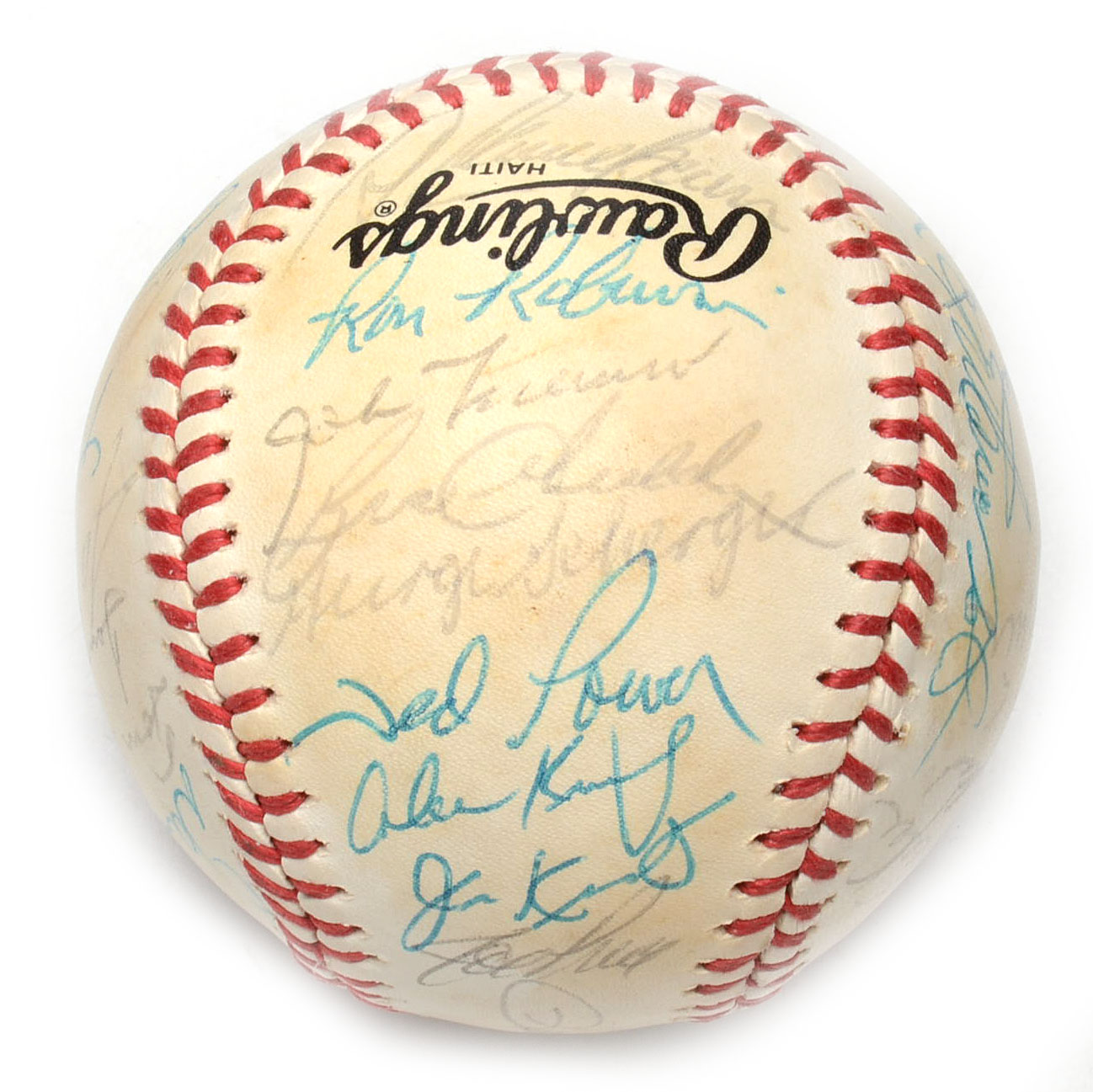 1984/85 Cincinnati Reds Signed Baseball